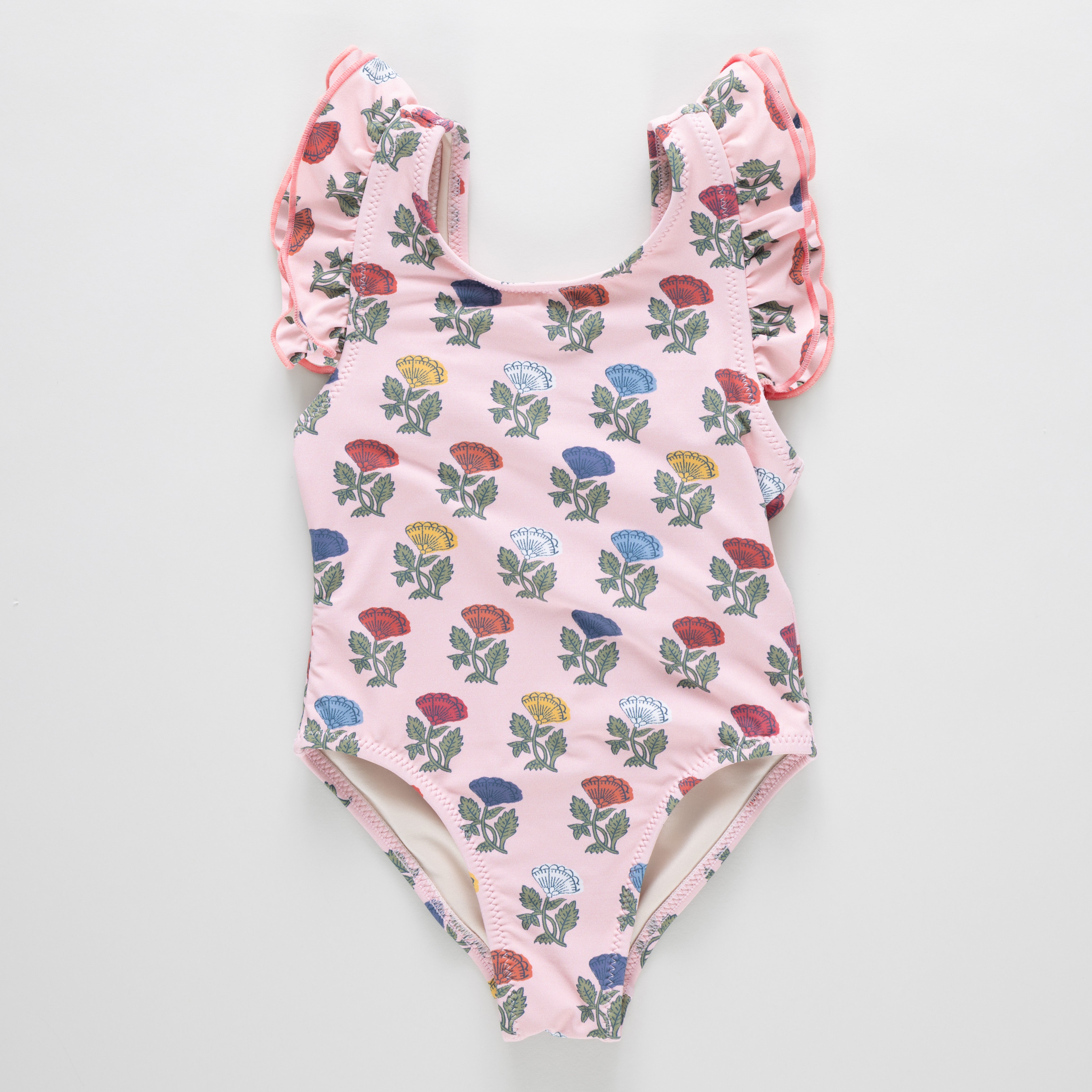 Girls Liv Suit - Multi Flower Drop