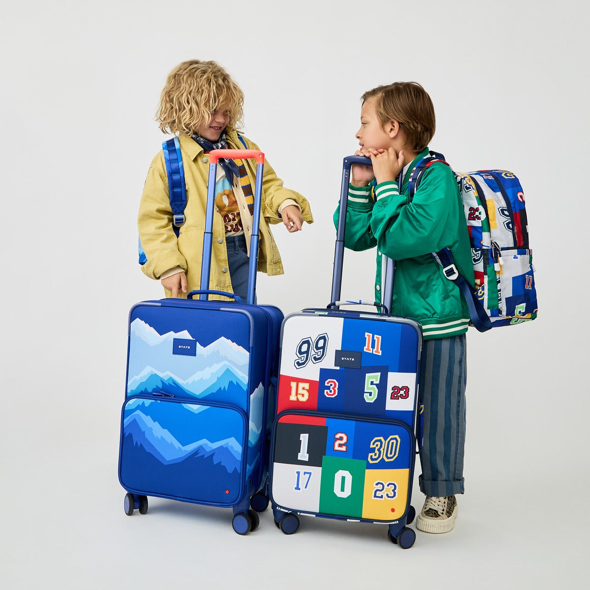 Logan Carry-On Suitcase - Varsity Numbers