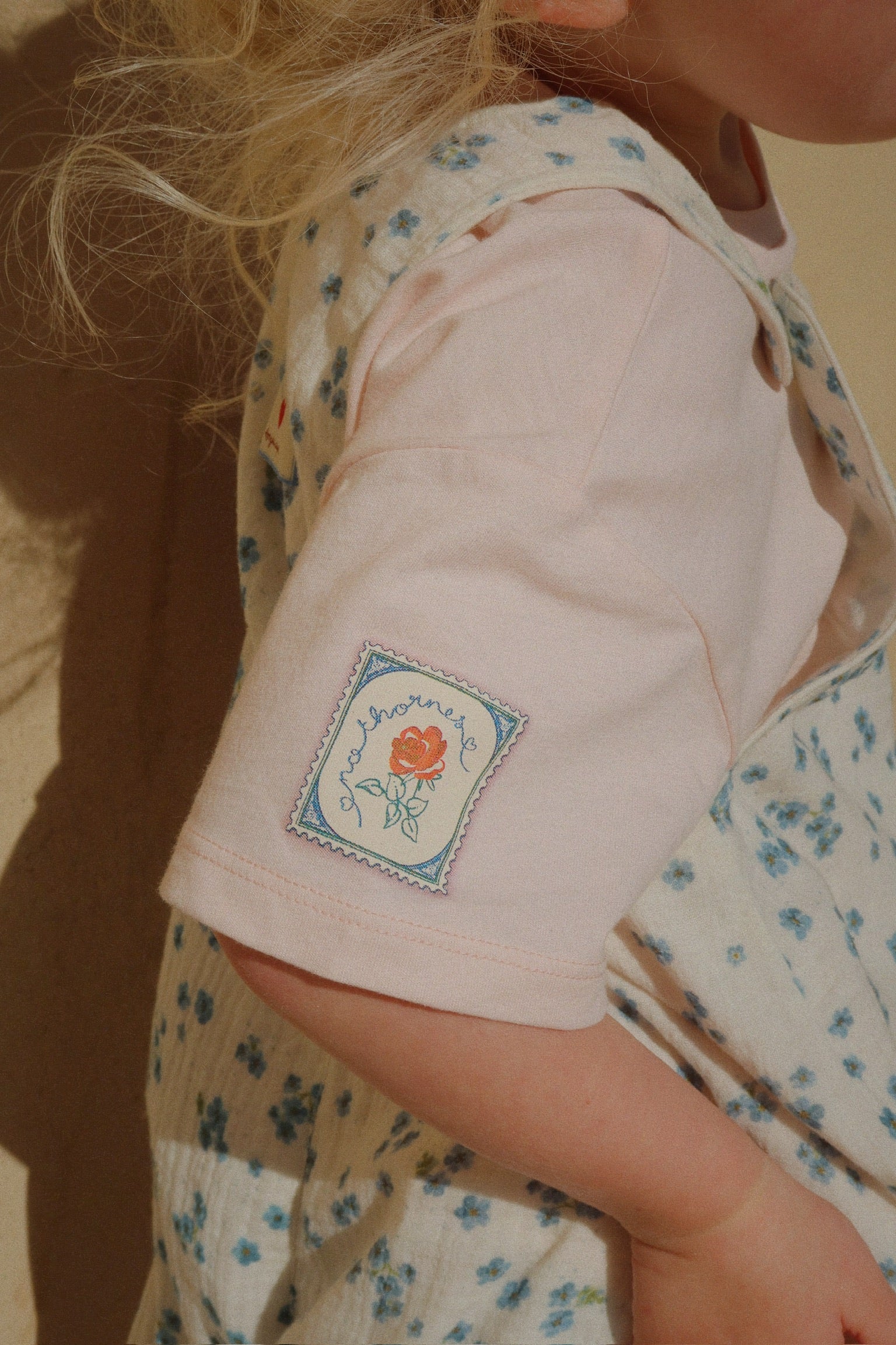 RHW X KS Lettre Tee OCS - Chalk Pink