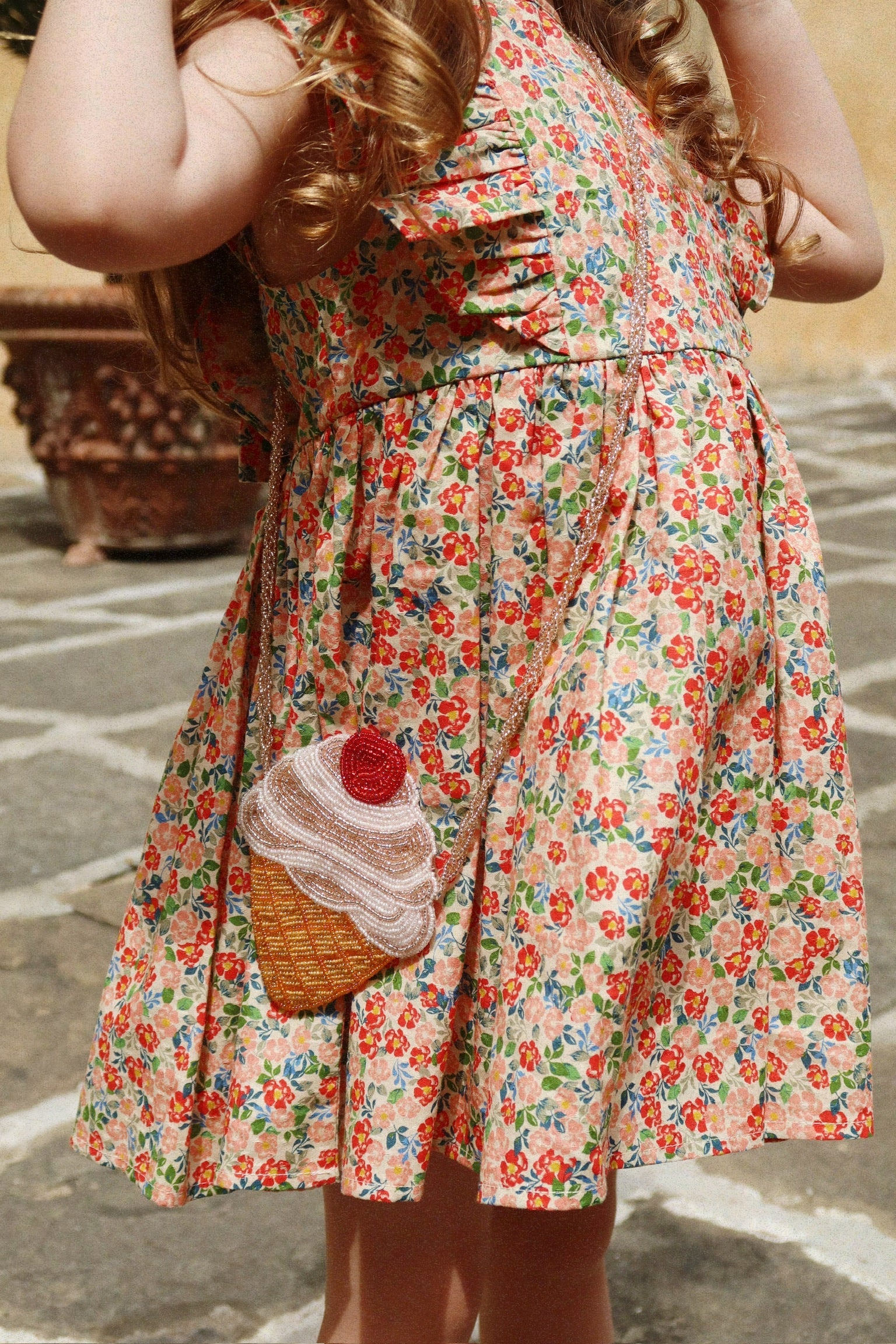 Beaded Ice Cream Strap Bag