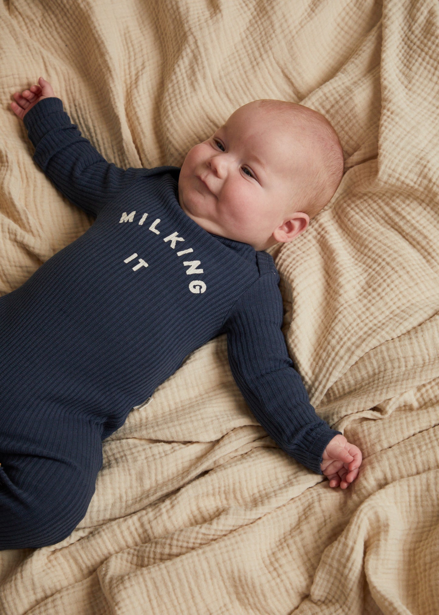 Milking It Navy Onesie
