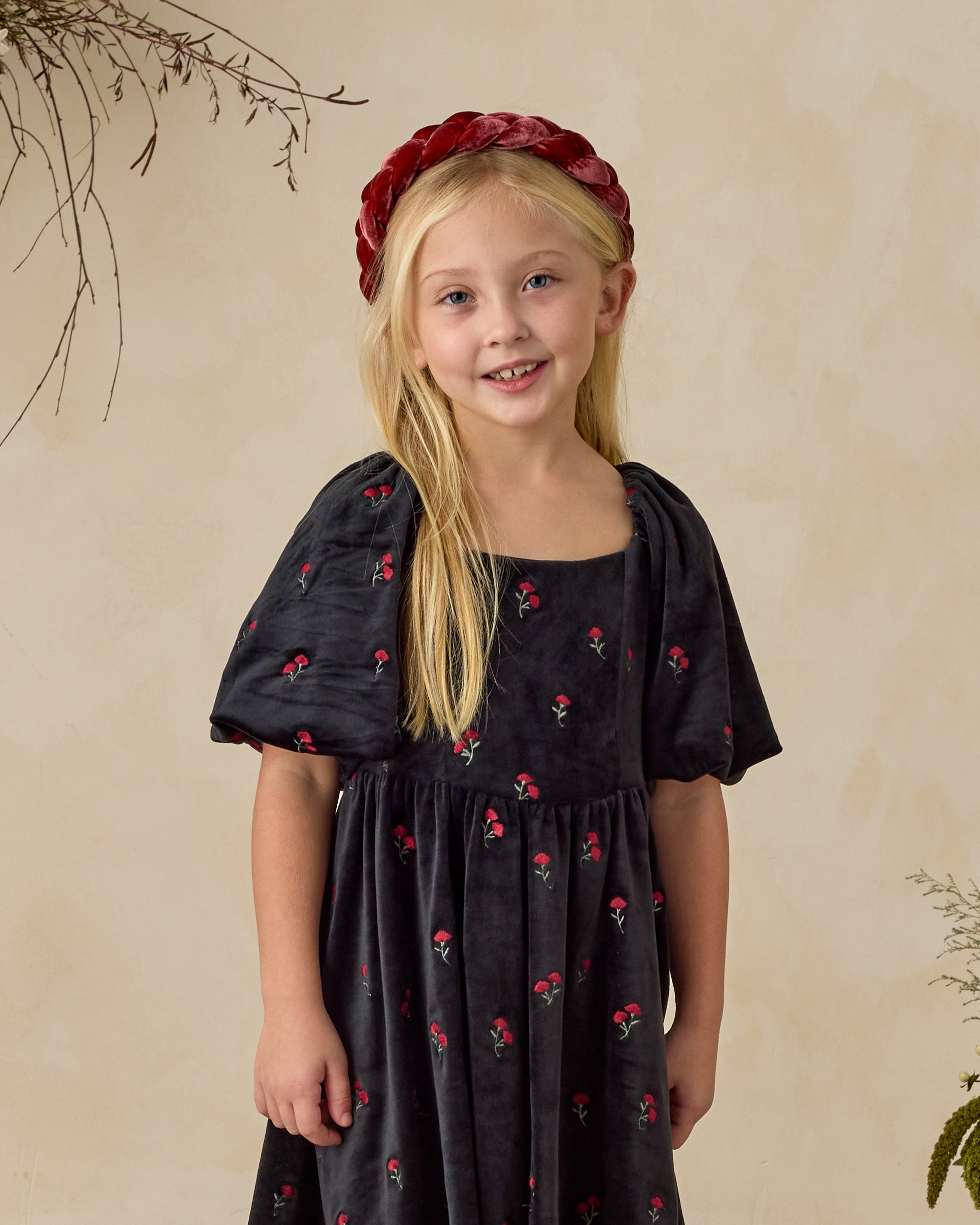 Nina Dress | Velvet Floral