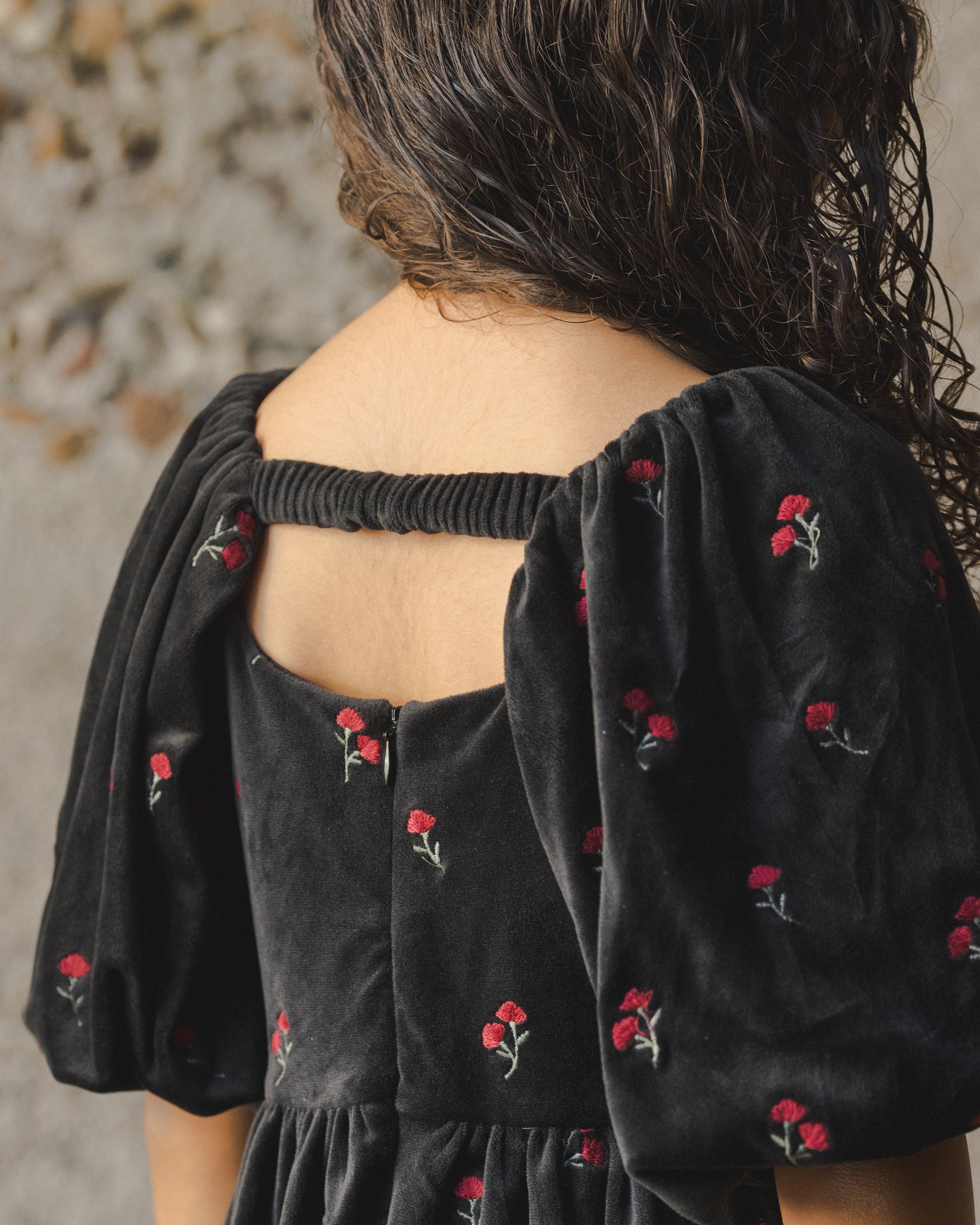 Nina Dress | Velvet Floral