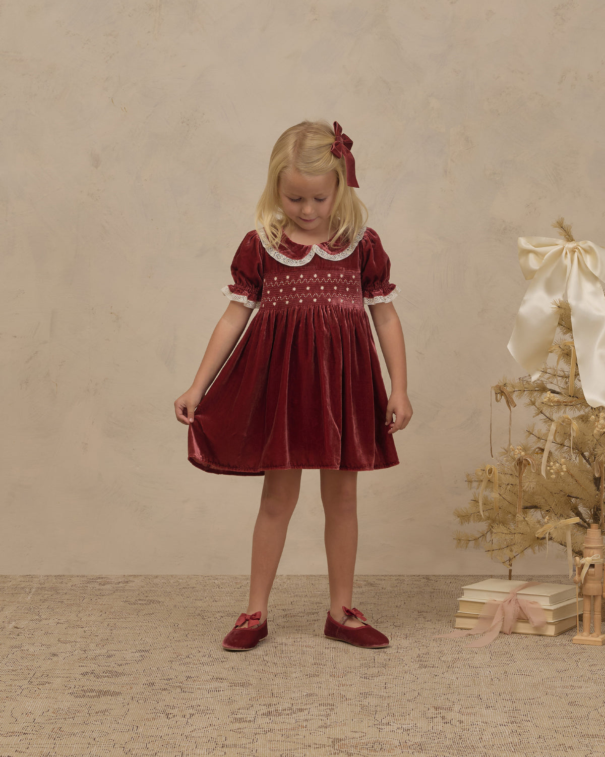 Elizabeth Dress - Ruby