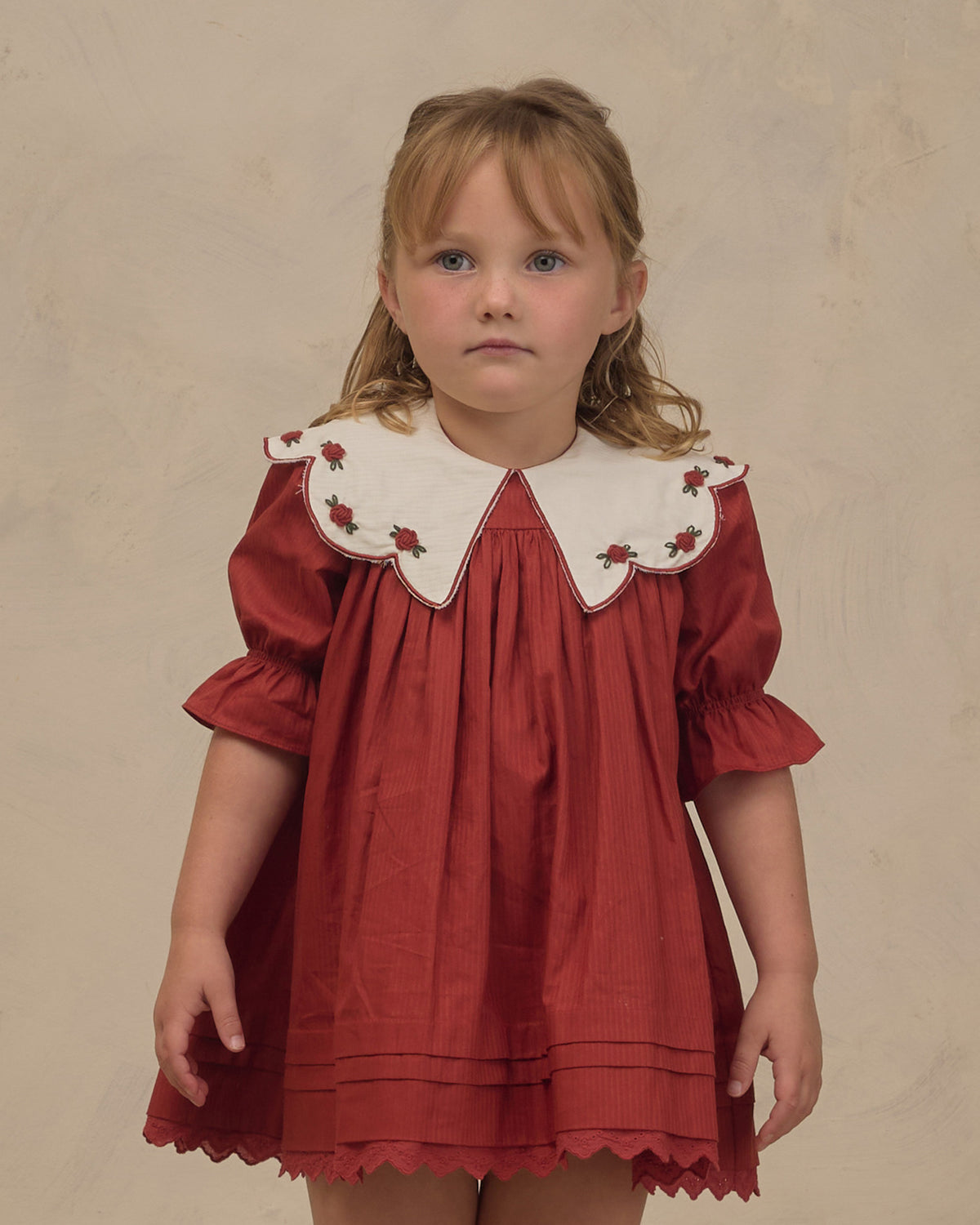 Mabel Dress - Ruby