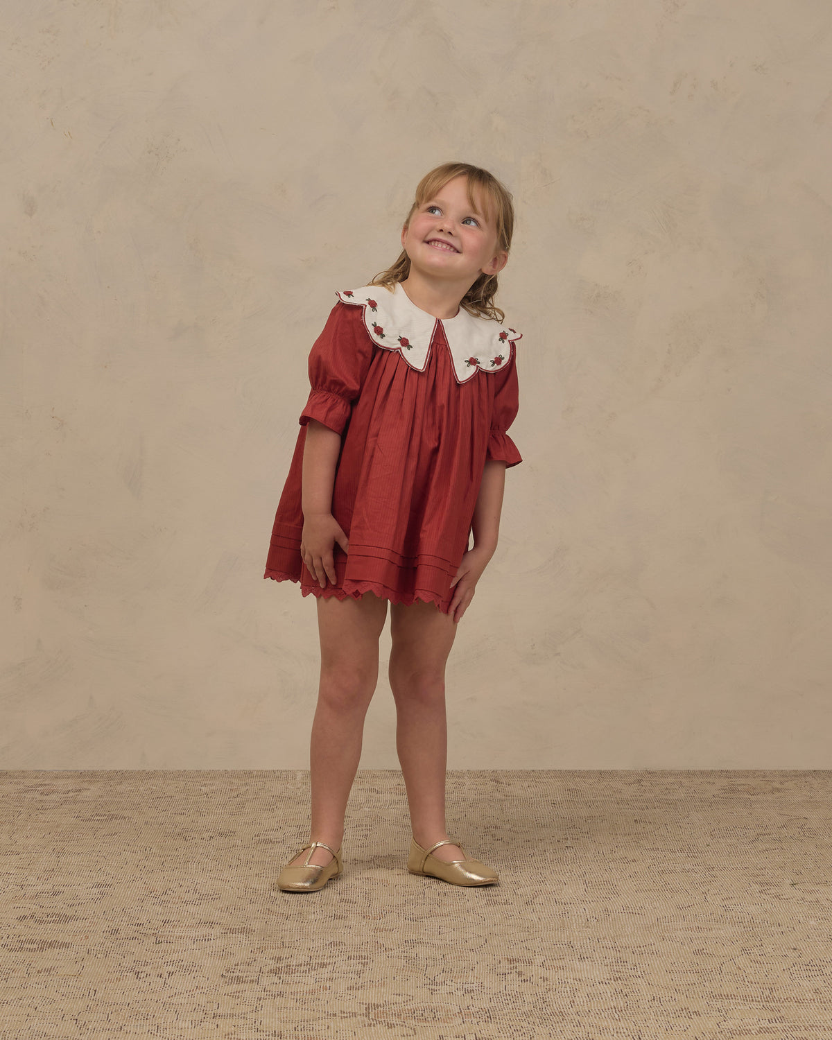 Mabel Dress - Ruby