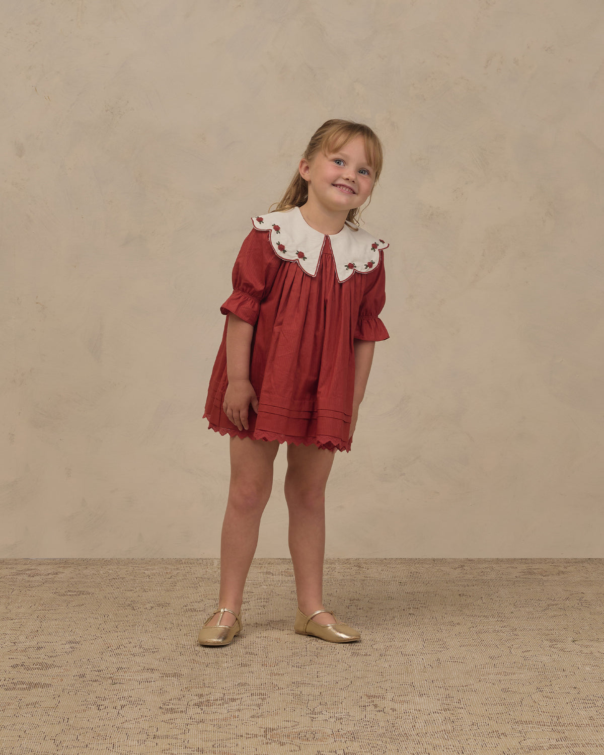 Mabel Dress - Ruby