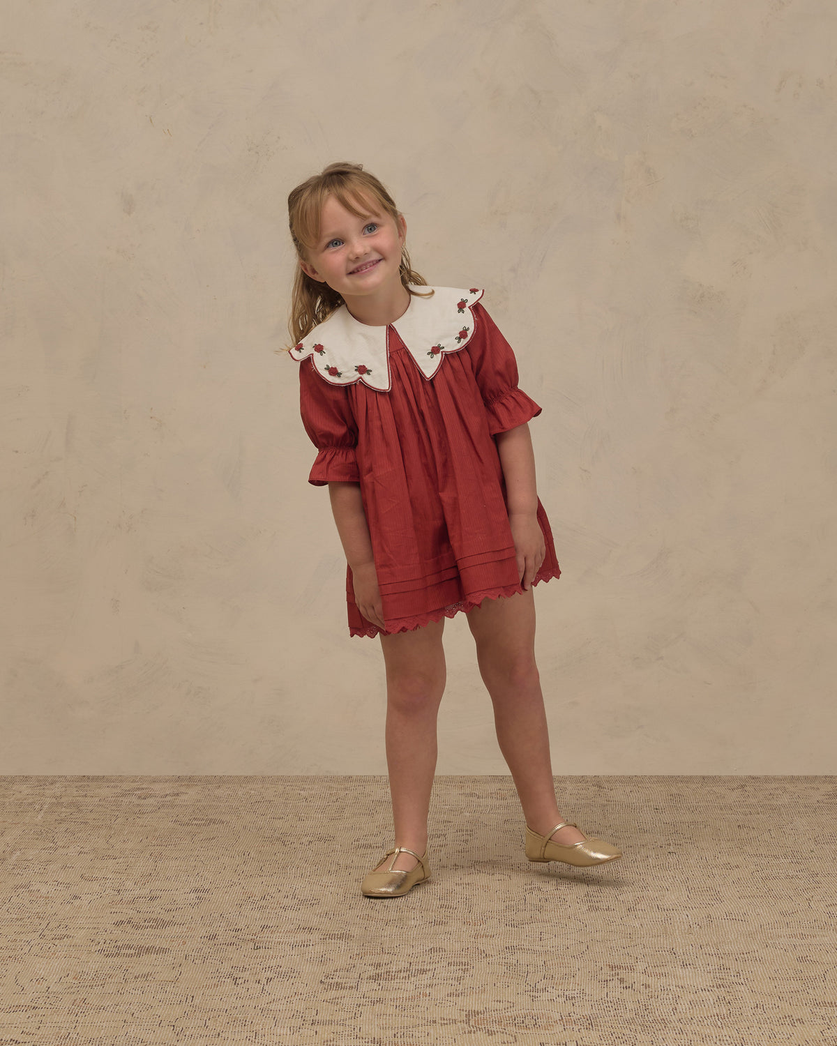 Mabel Dress - Ruby