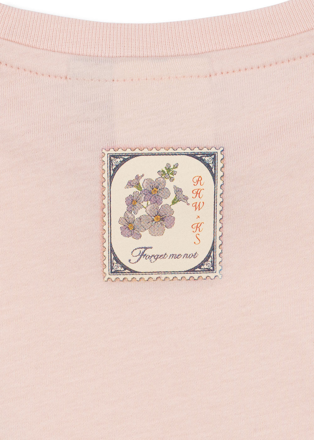 RHW X KS Lettre Tee OCS - Chalk Pink