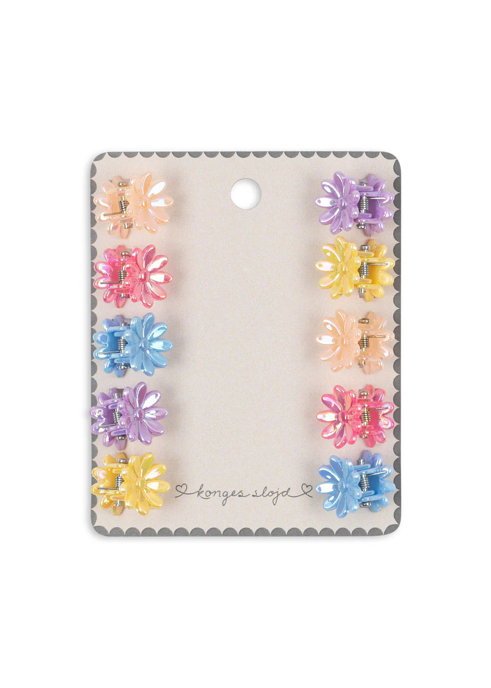 10 Pack Mini Flower Hair Claws