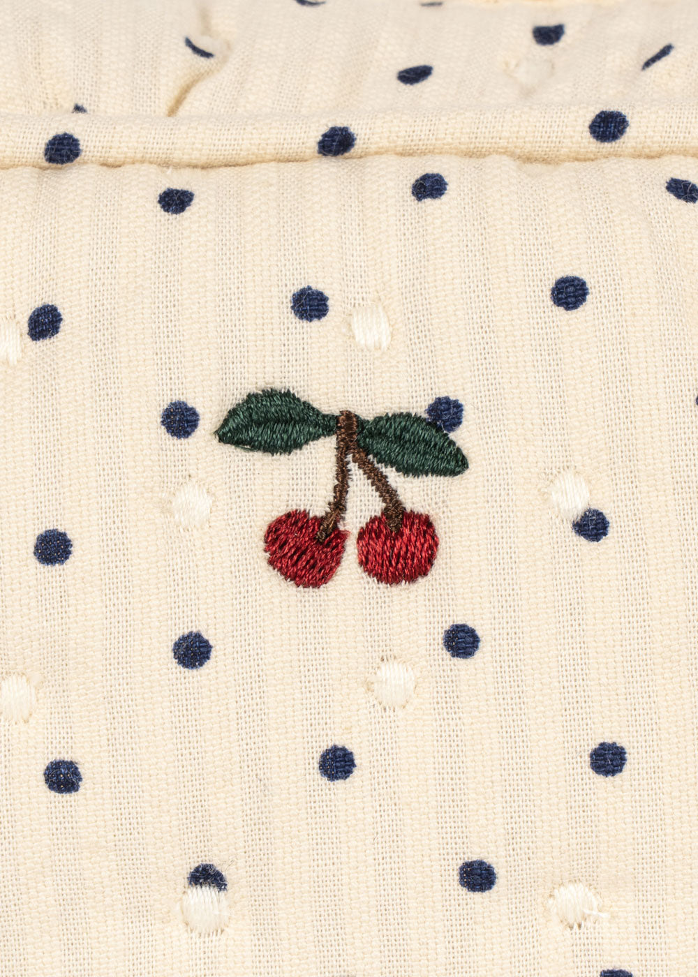 Seersucker Small Toiletry Bag - Estate Dot