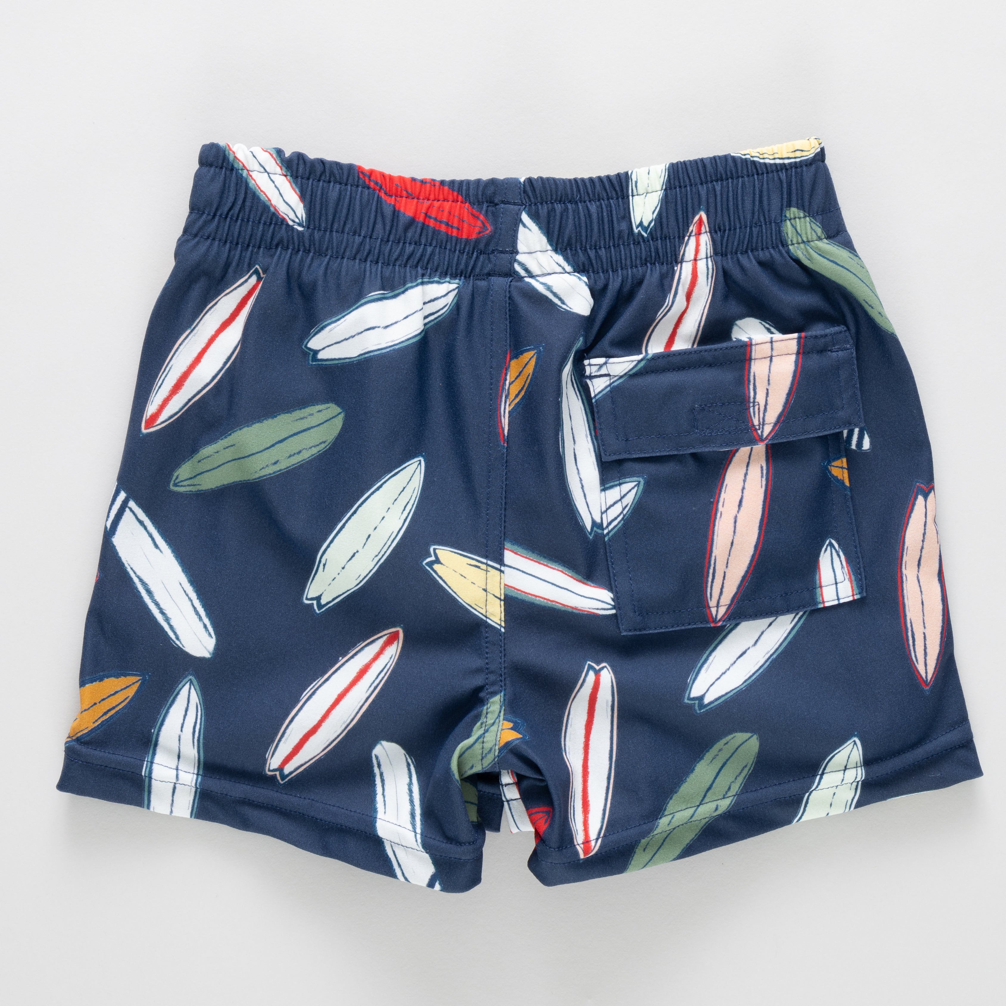 Baby Boys Swim Trunk - Navy Surfboard