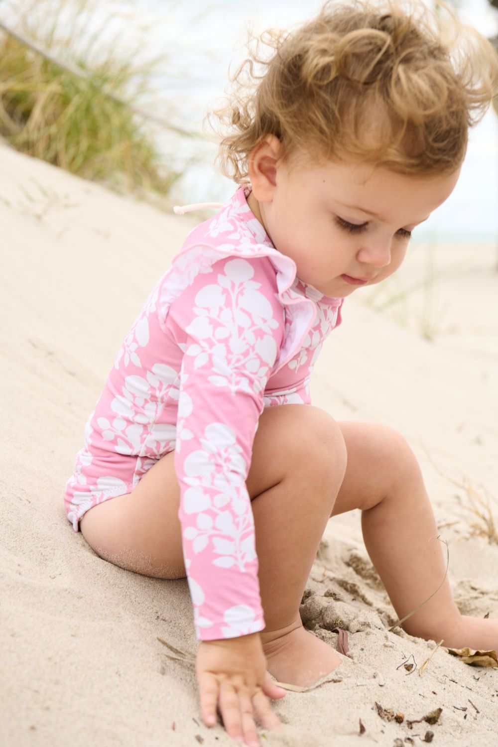 Baby Girls Rachel Suit - Pink Bouquet Floral