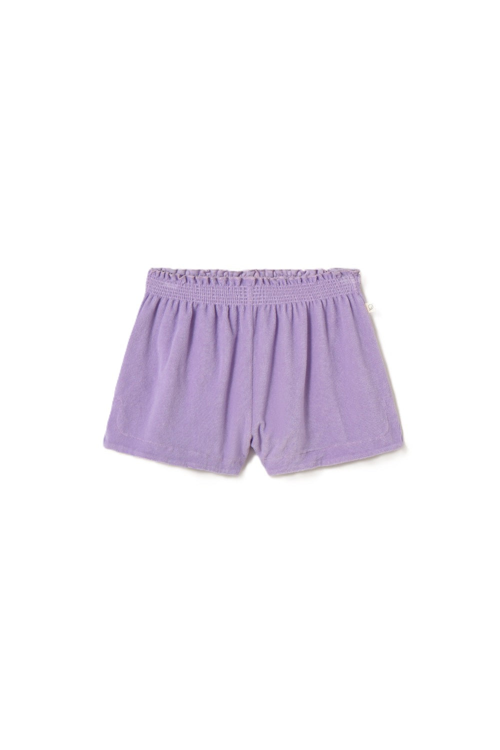 Poppy Soft Terry Cloth Shorts - Lavender