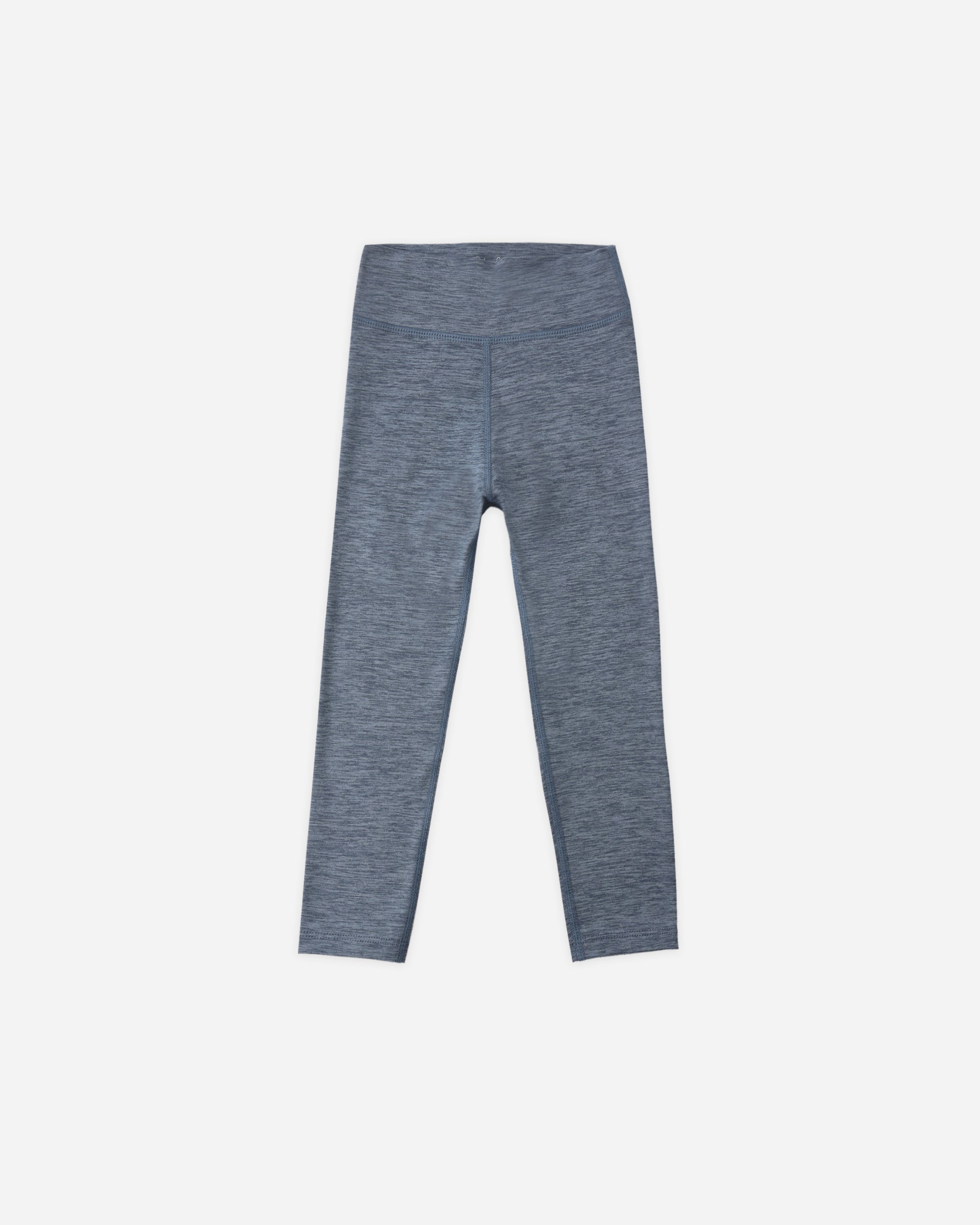 Basic Legging || Heathered Marine