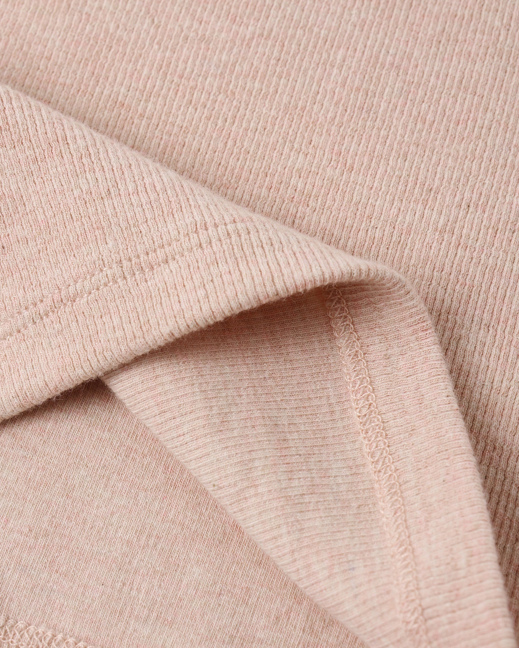 Ribbed Tank Set || Shell, Heathered Blush