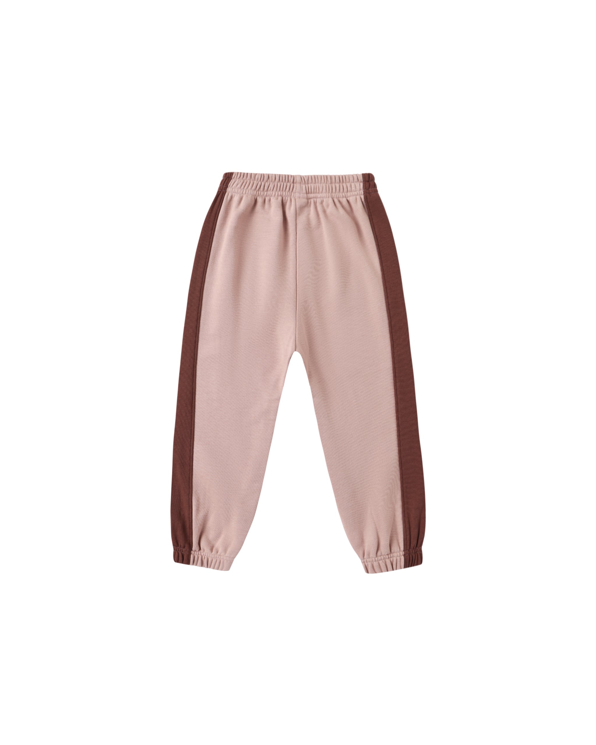 Paneled Sweatpant - Rosewood