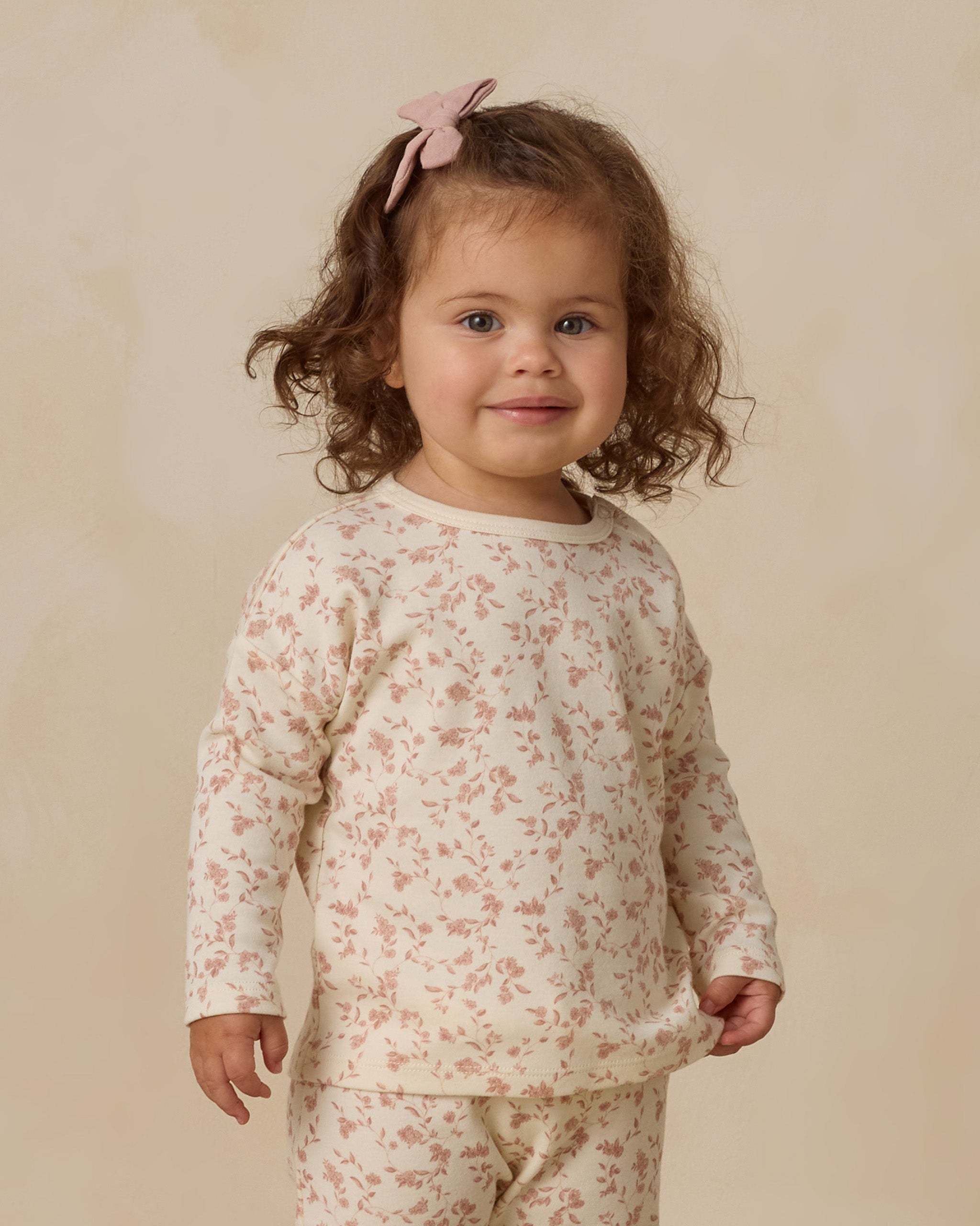 Long Sleeve Tee and Pant Set || French Garden
