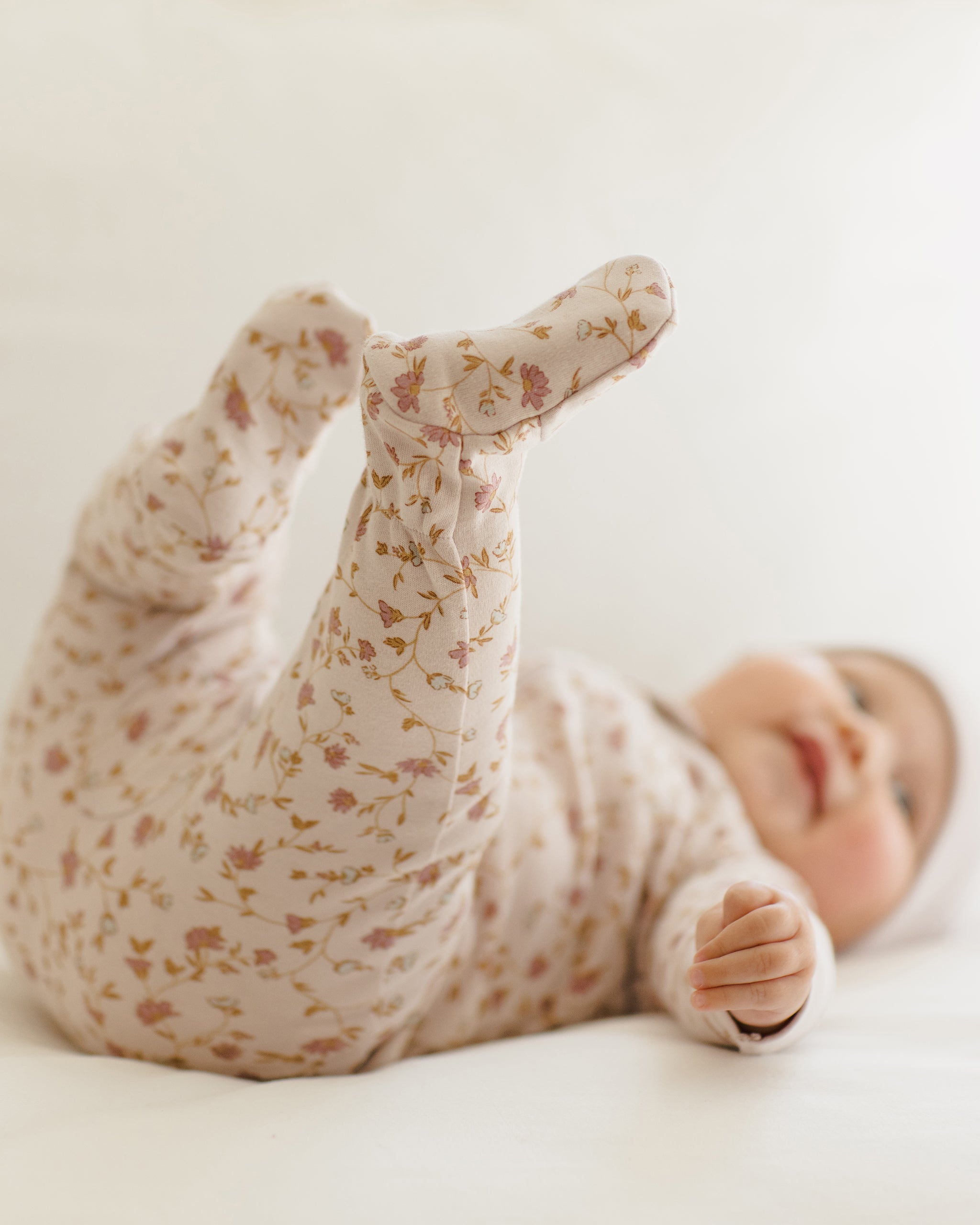 Zip Long Sleeve Sleeper Footie || Garden