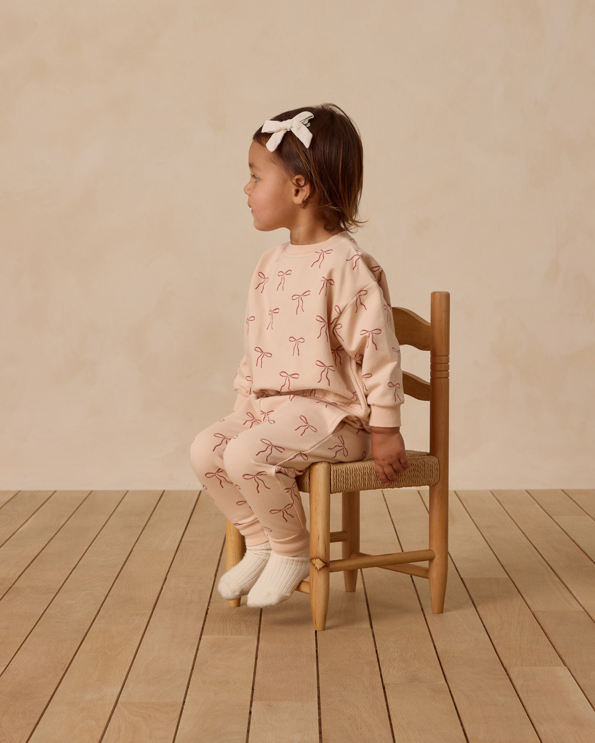 Relaxed Fleece Sweatpant || Red Bows
