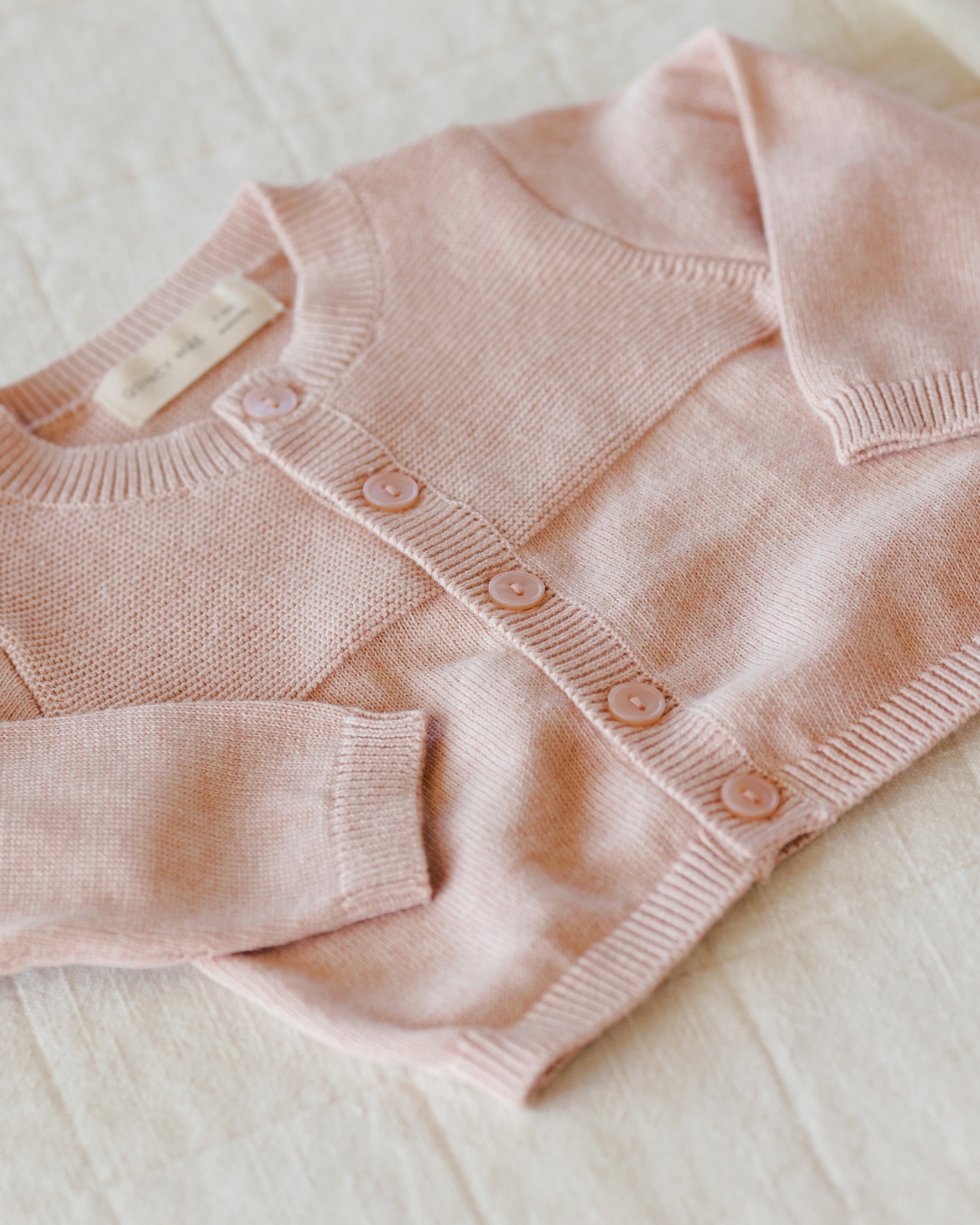 Knit Cardigan & Pant Set|| Heathered Rose