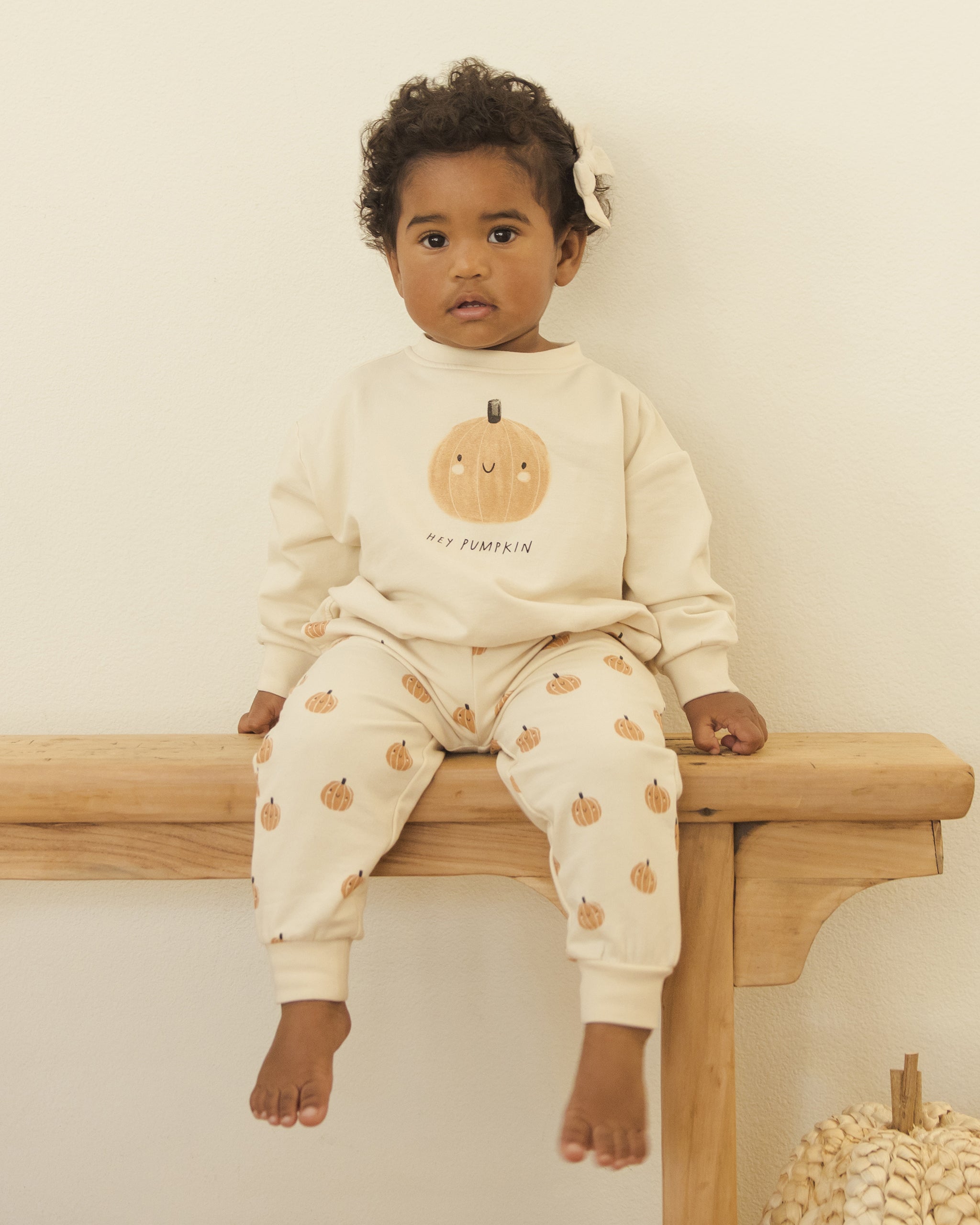 Relaxed Fleece Sweatshirt || Pumpkin