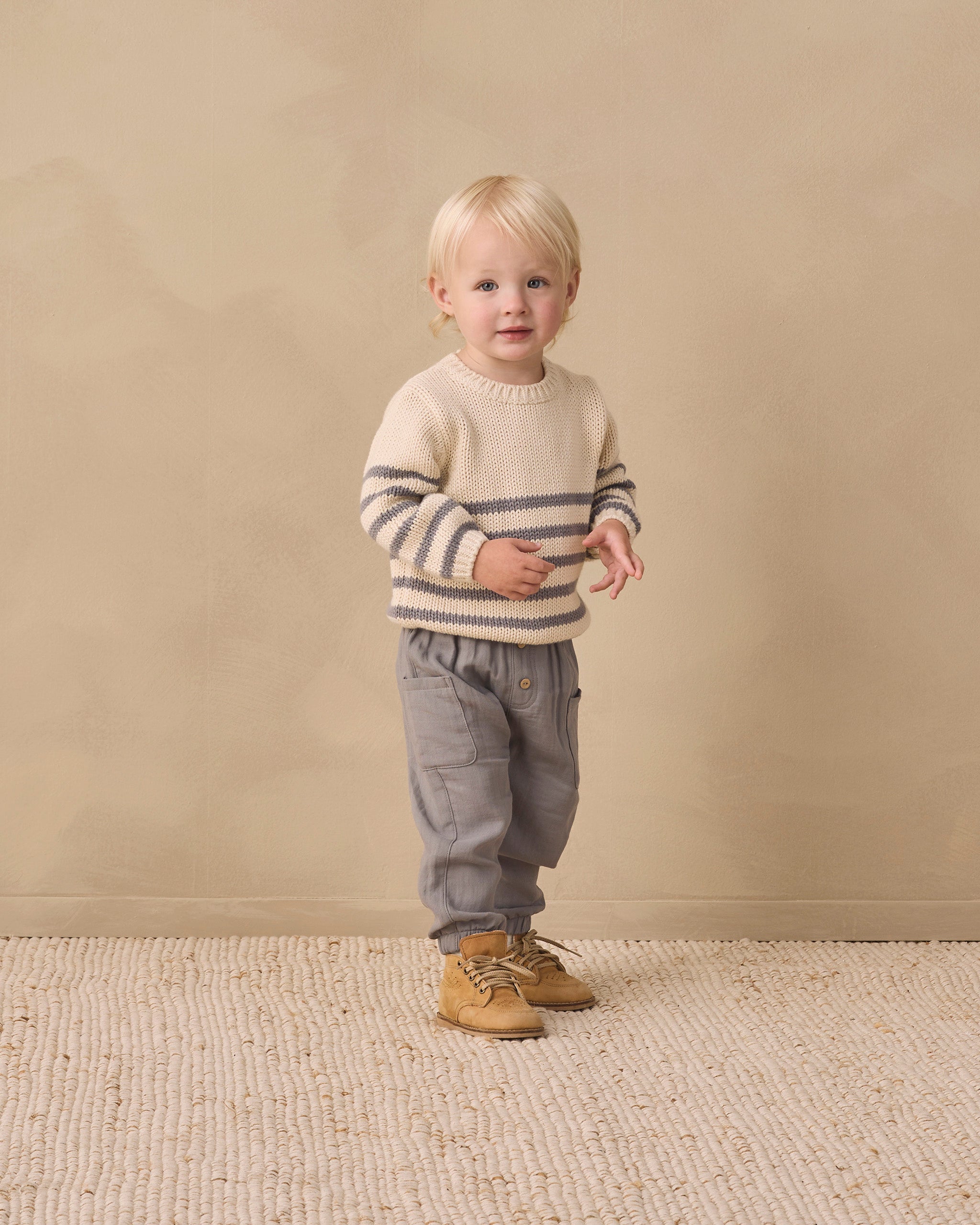Rex Sweater - Slate Stripe
