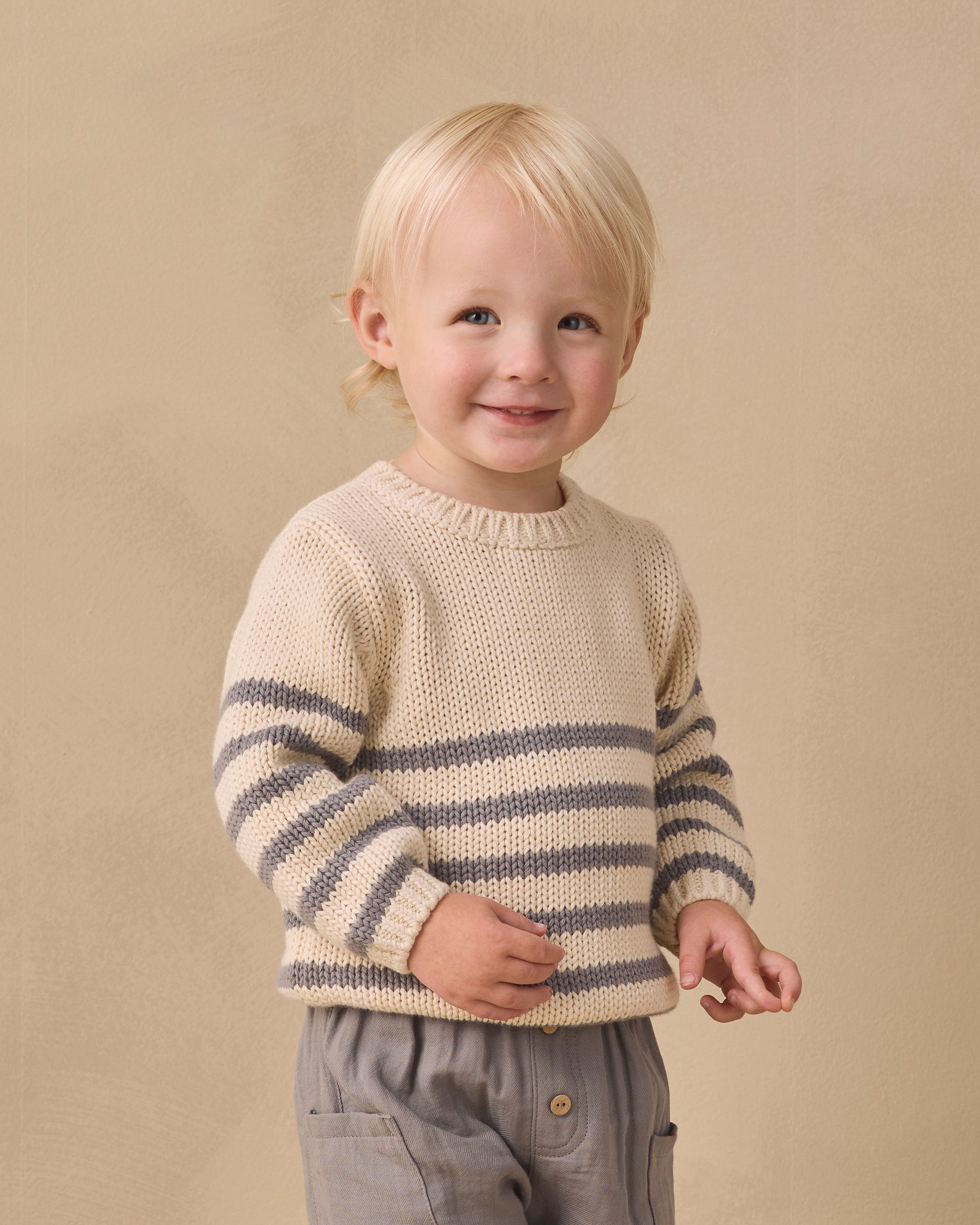 Rex Sweater - Slate Stripe