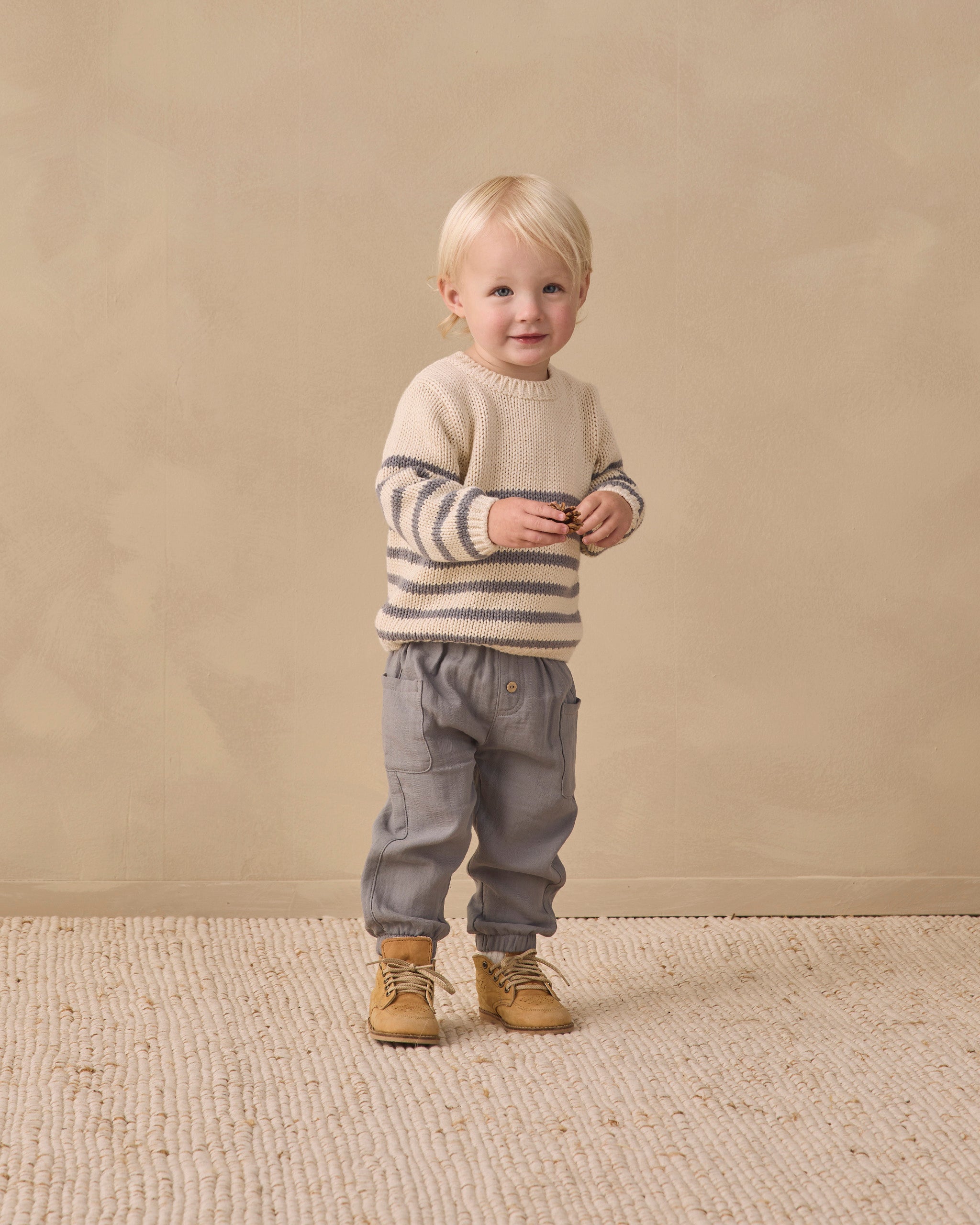 Rex Sweater - Slate Stripe