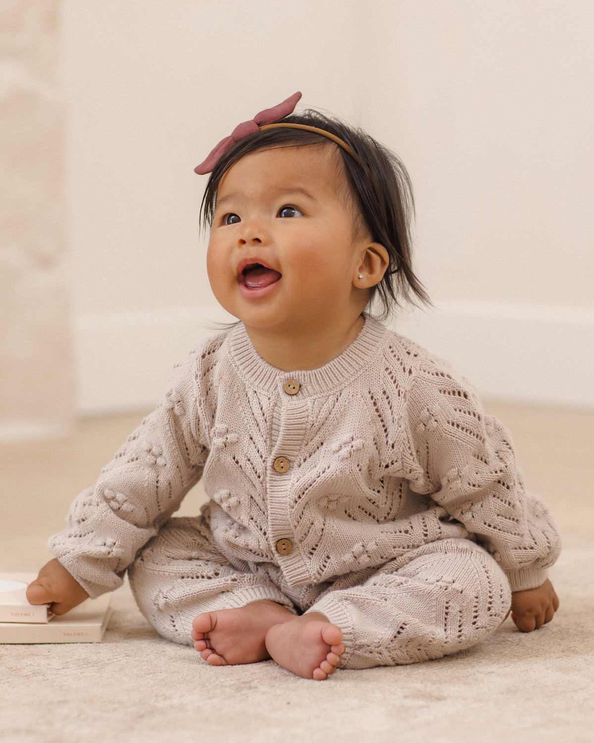 Long Sleeve Bubble Romper - Lilac Mist