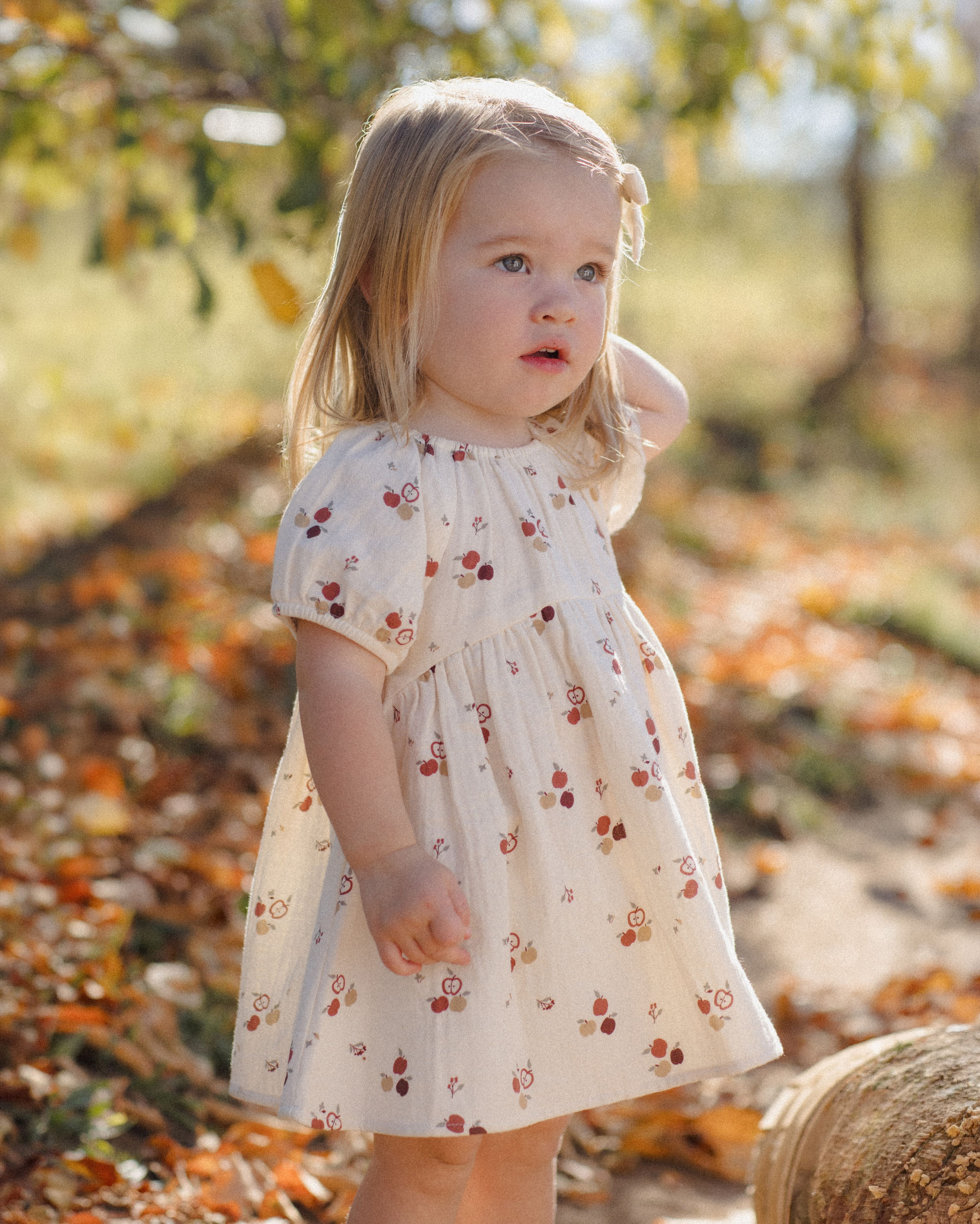Bella Dress Apples - Natural