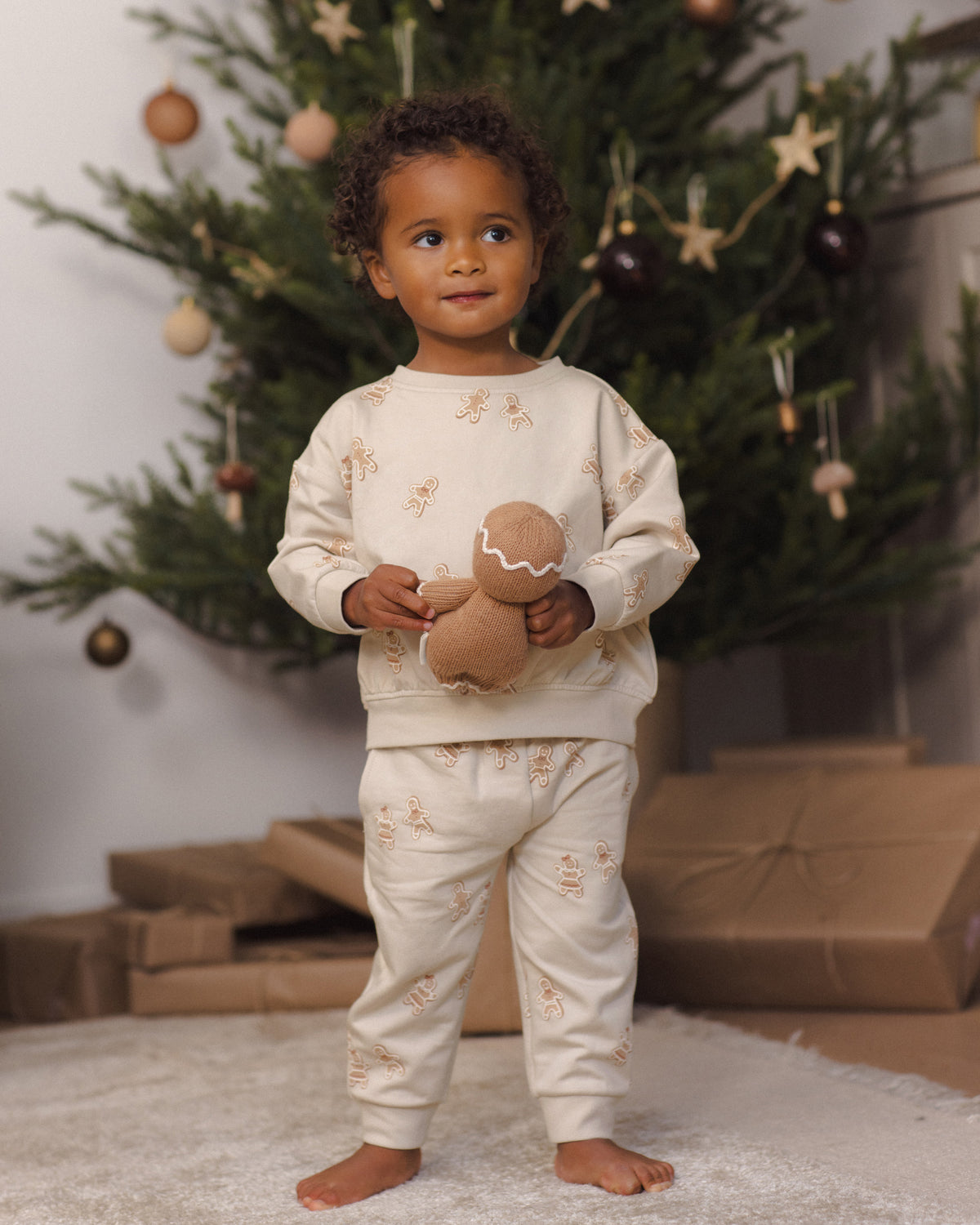 Relaxed Sweatshirt & Sweatpant - Gingerbread