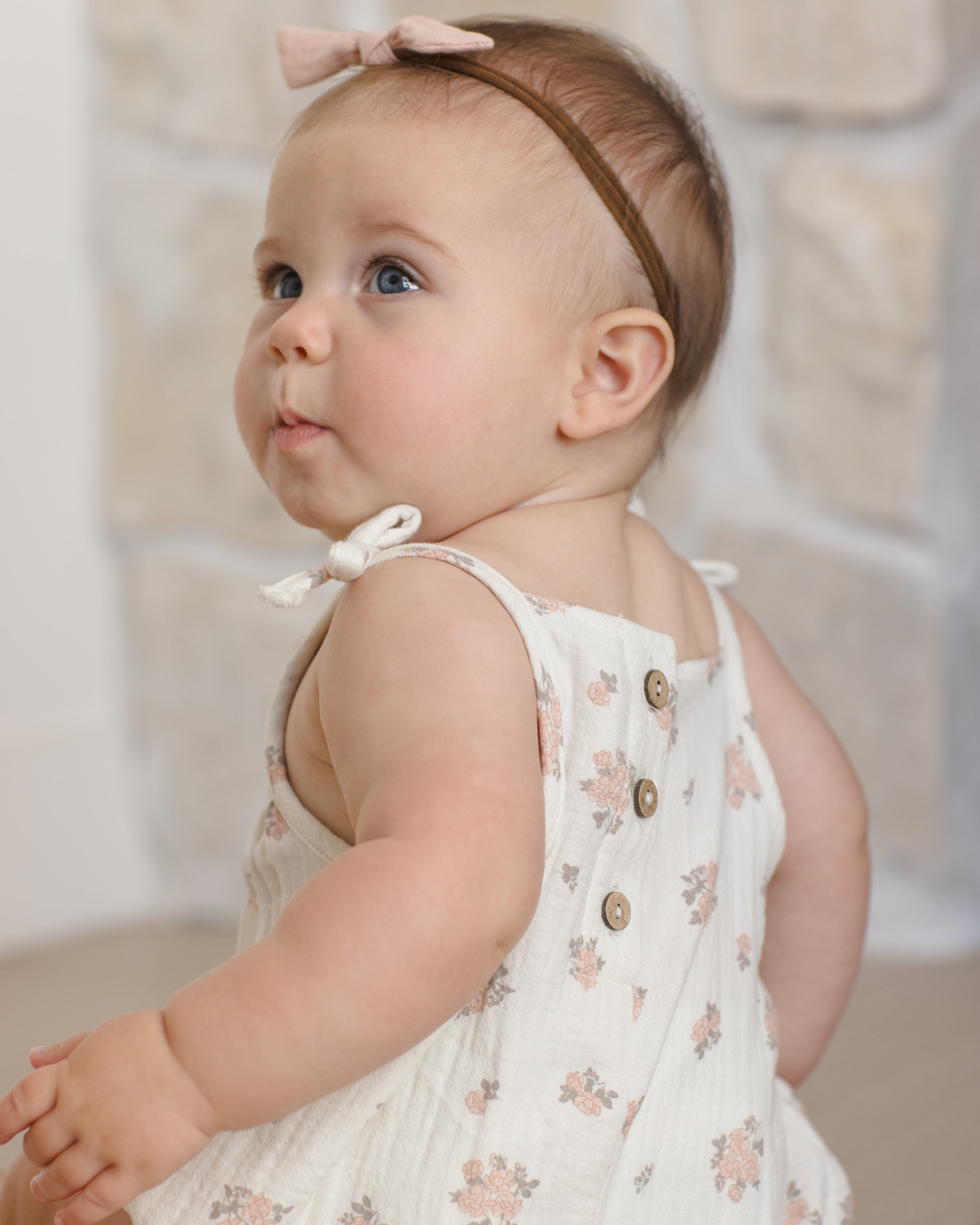 Betty Romper || Garden Rose