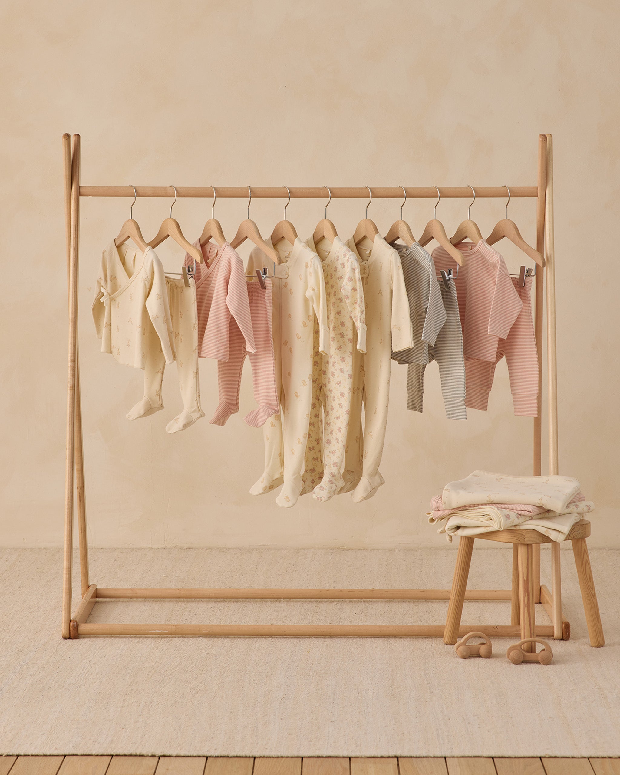 Zip Long Sleeve Sleeper Footie || Flower Field