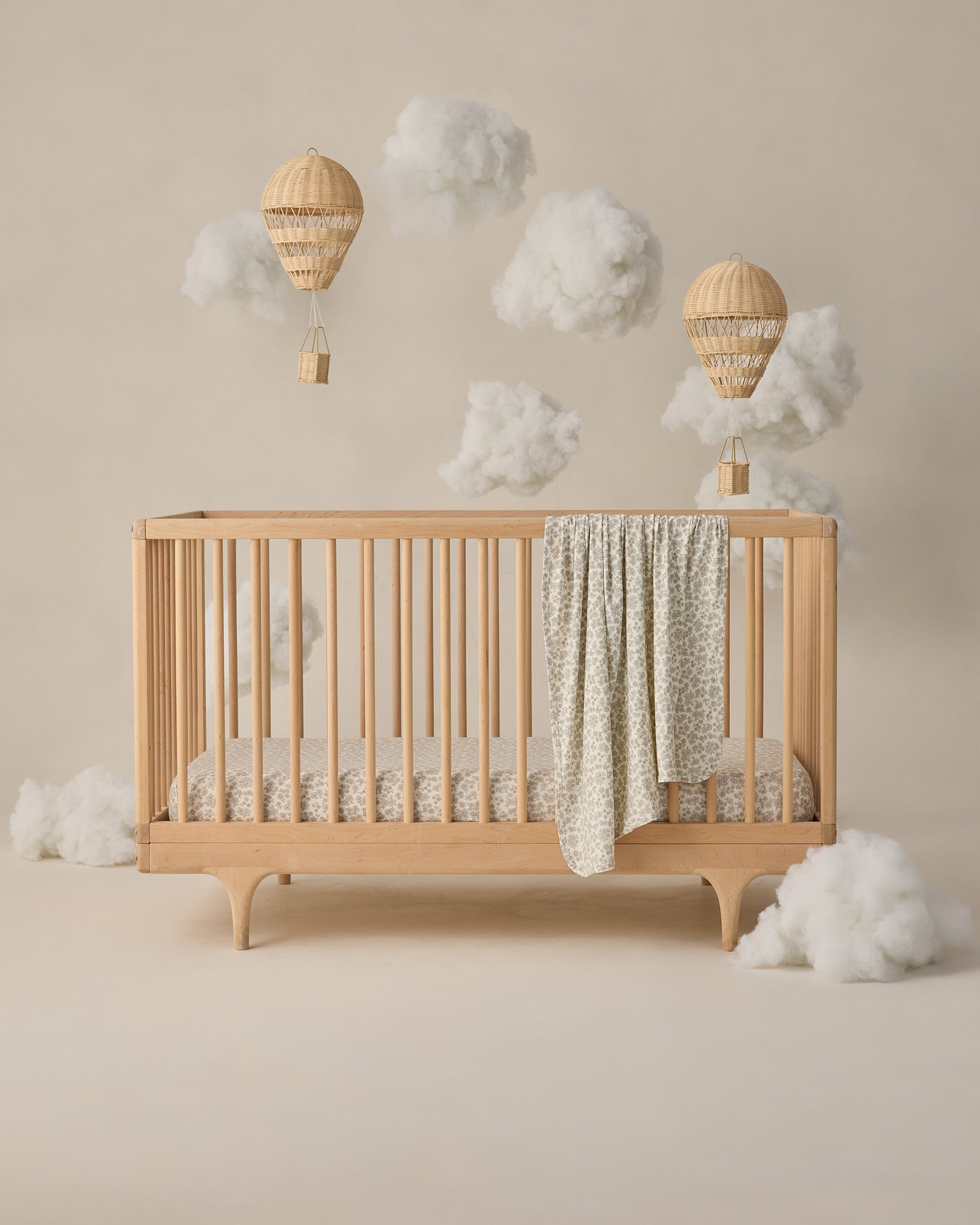Bamboo Swaddle || Blue Floral