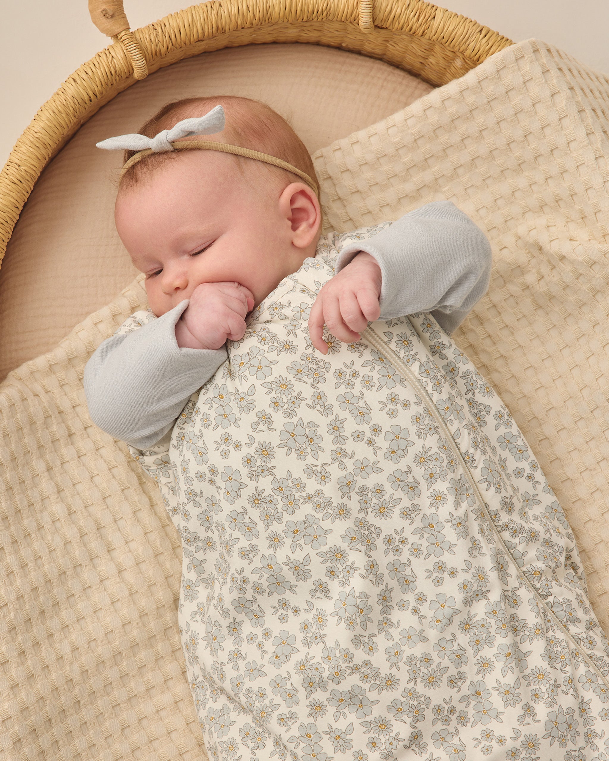 Bamboo Sleep Bag || Blue Floral