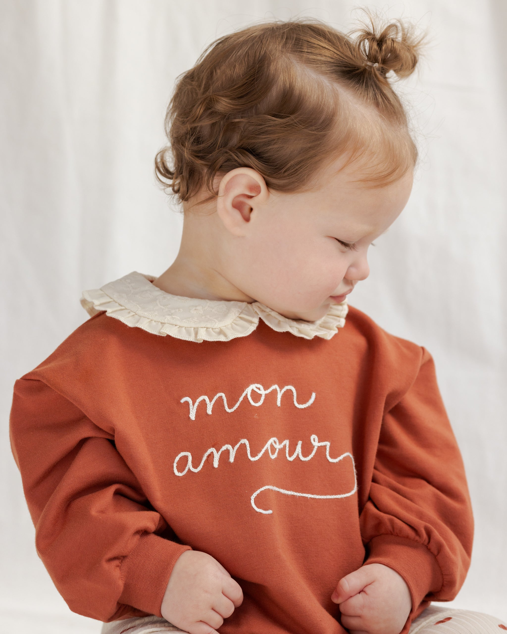 Collared Sweatshirt || Mon Amour