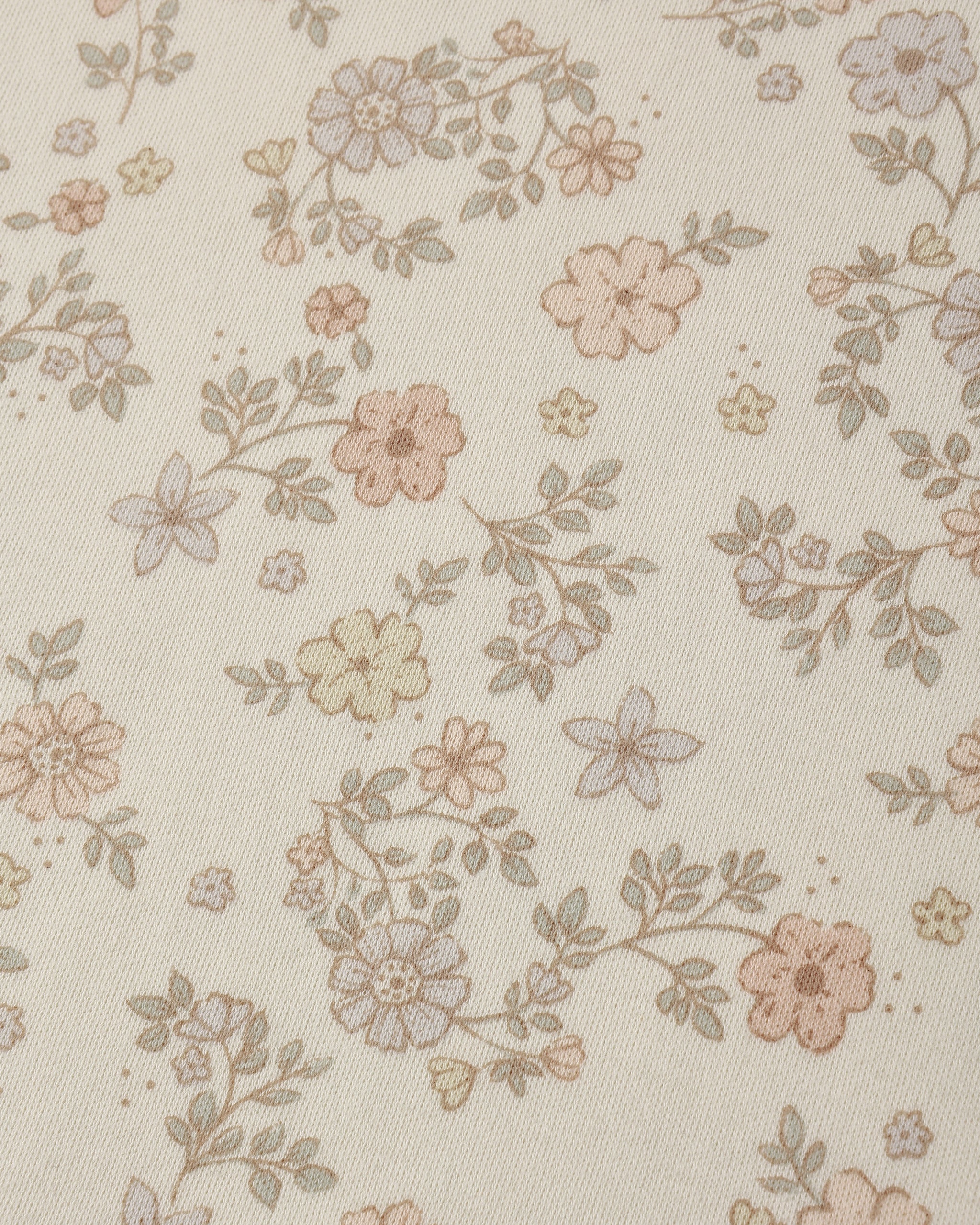Long Sleeve Tee Floral Vine - Natural