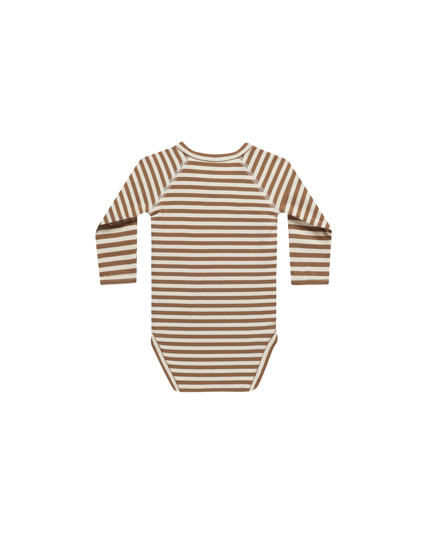 Side Snap Bodysuit || Cinnamon Stripe