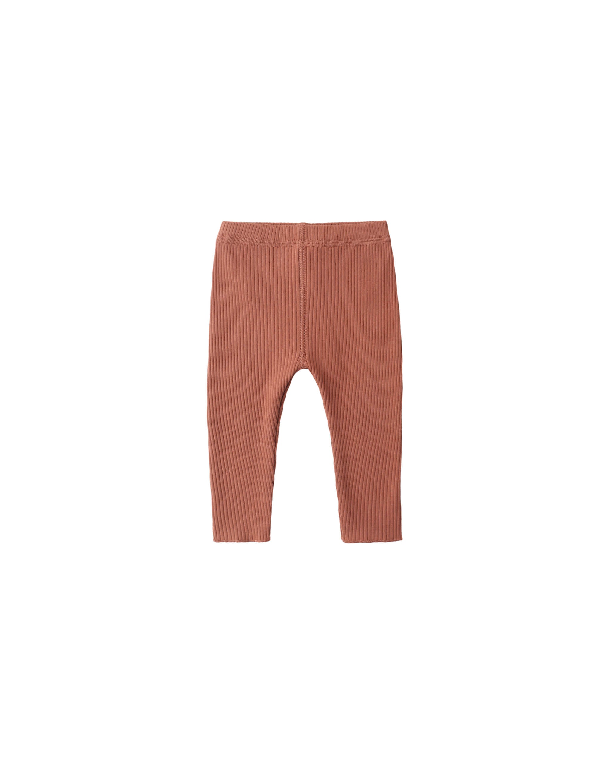 Ribbed Legging || Red