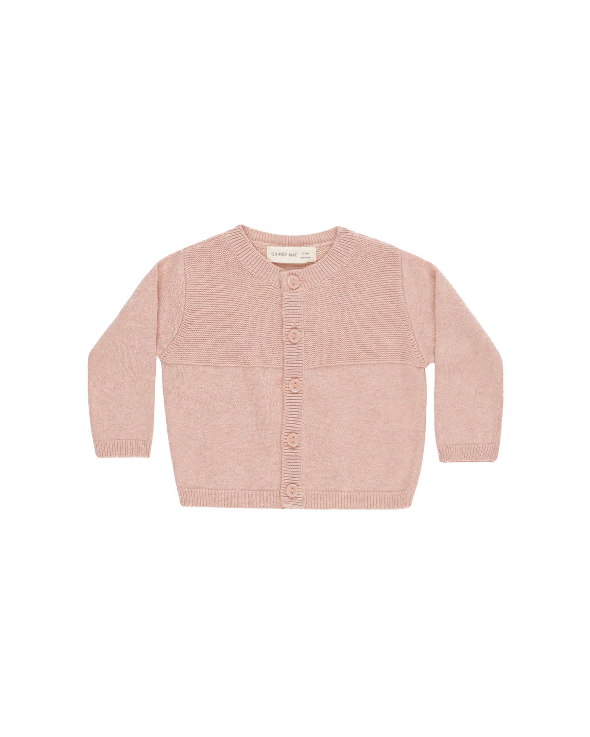 Knit Cardigan & Pant Set|| Heathered Rose