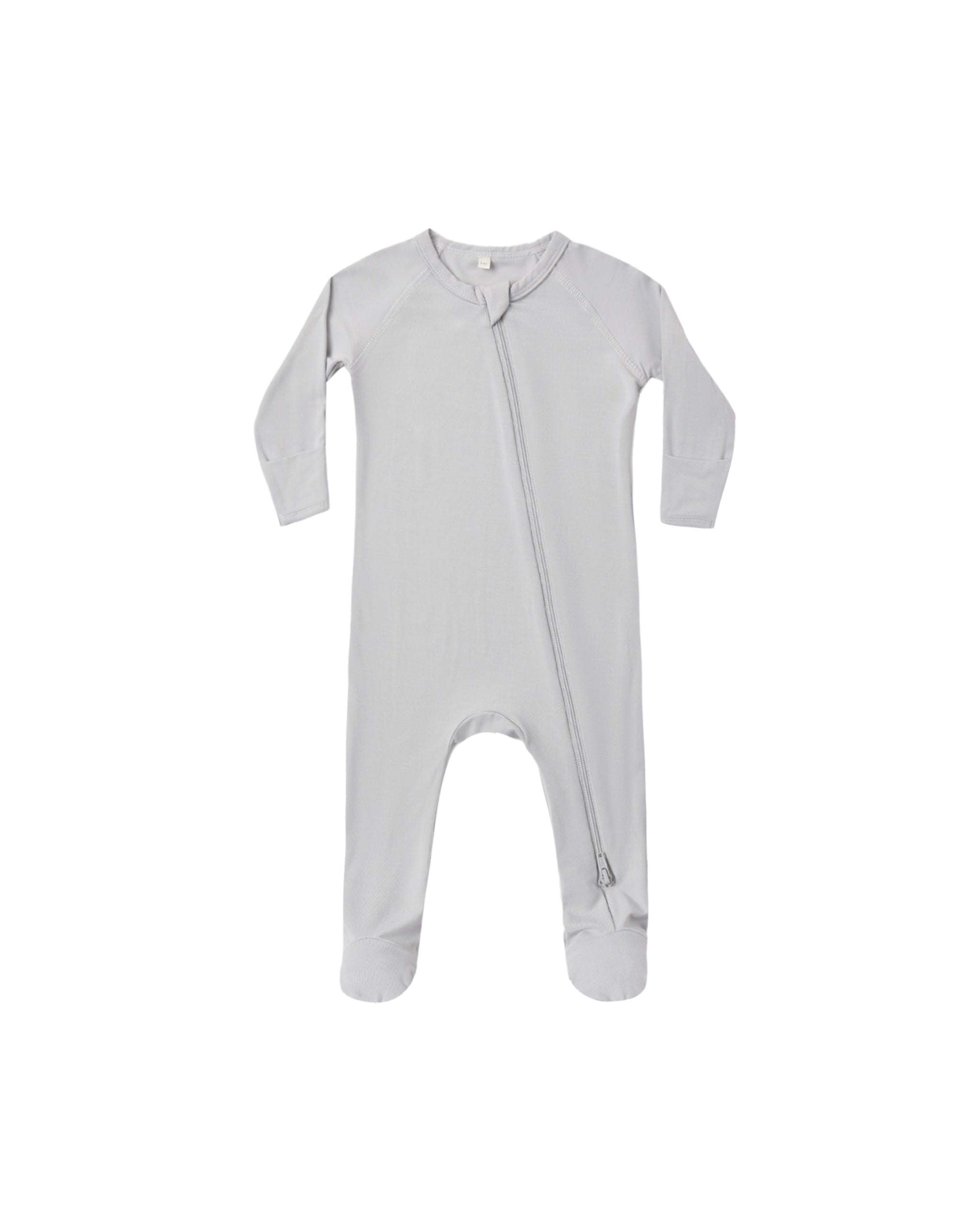 Bamboo Zip Footie - Cloud