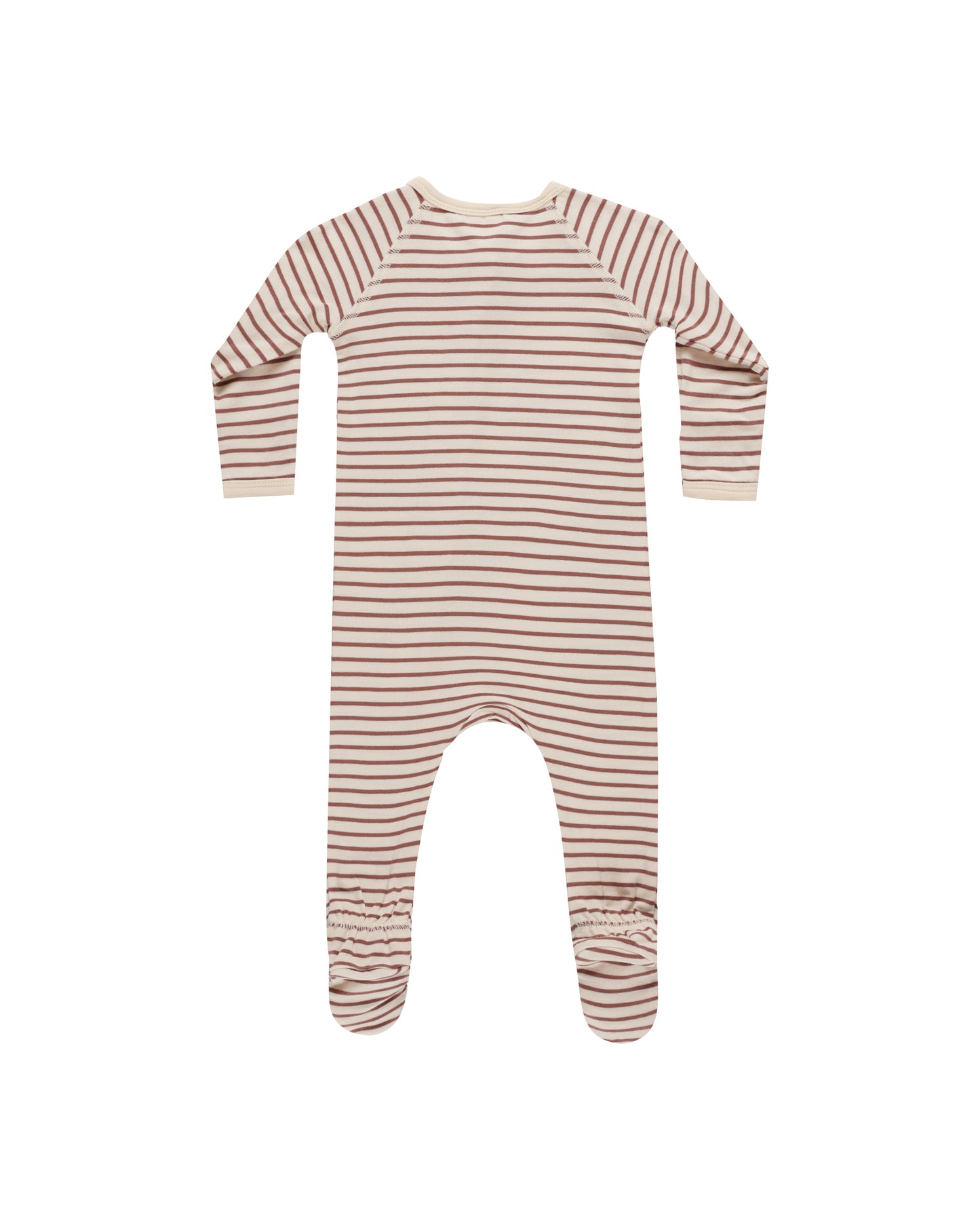 Bamboo Zip Footie || Candy Stripe