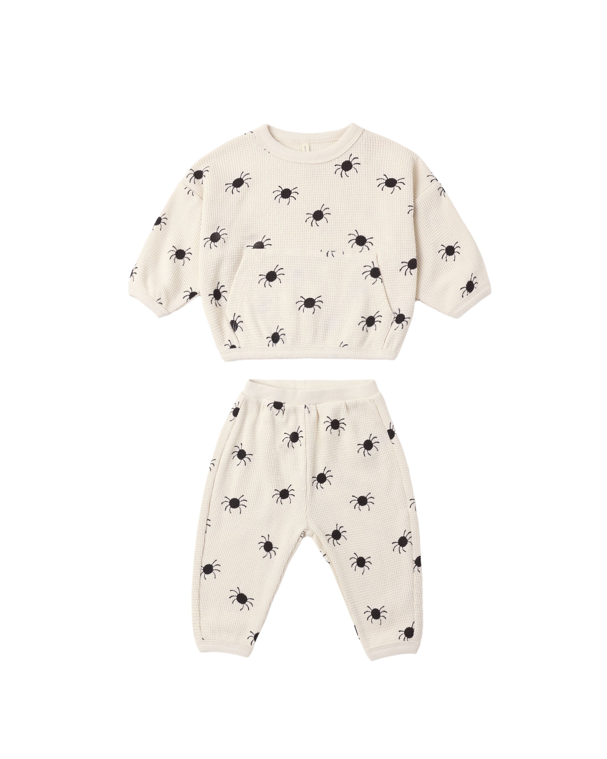 Waffle Slouch Set Bitsy Spider - Natural