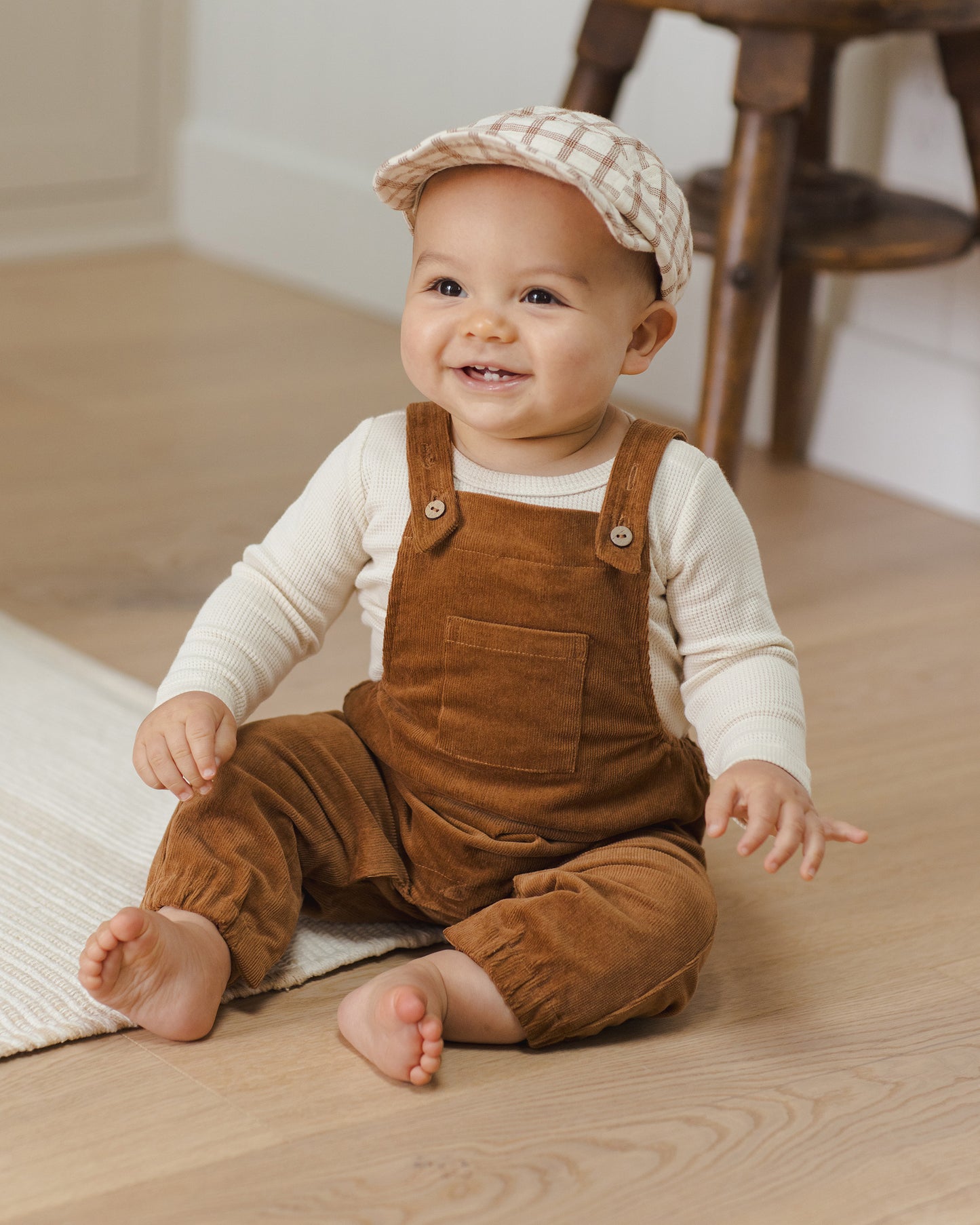Waffle Bodysuit, 2 Pack || Natural, Dusty Blue