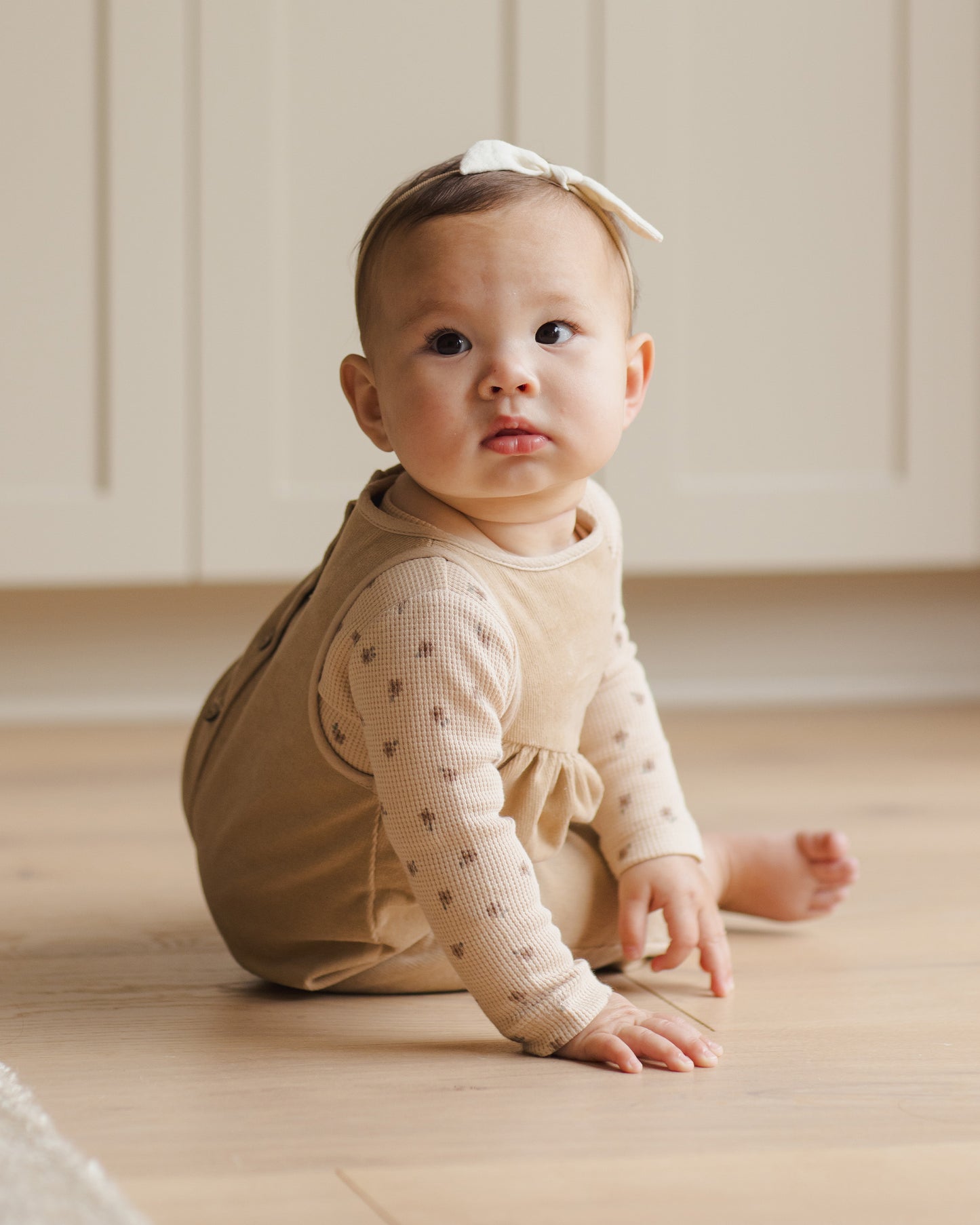 Ribbed Bodysuit, 2 Pack || Wild Flowers, Mauve Stripe
