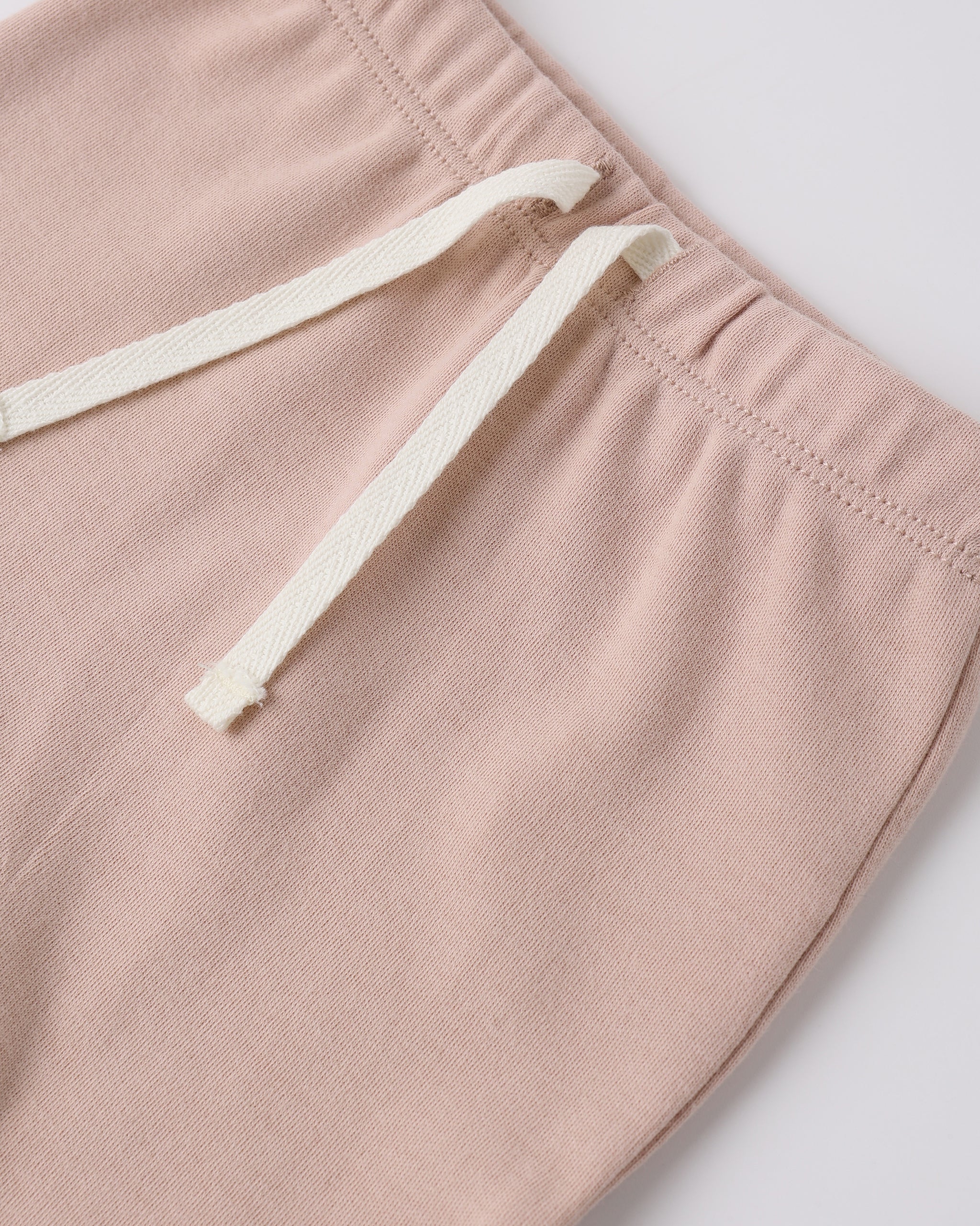 Wrap Top + Footed Pant Set || Blush