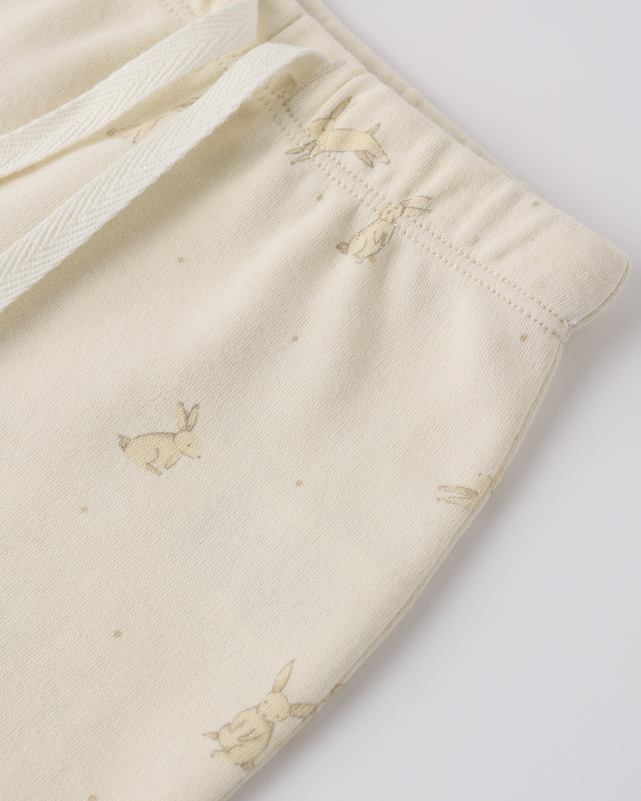 Wrap Top + Footed Pant Set || Bunnies