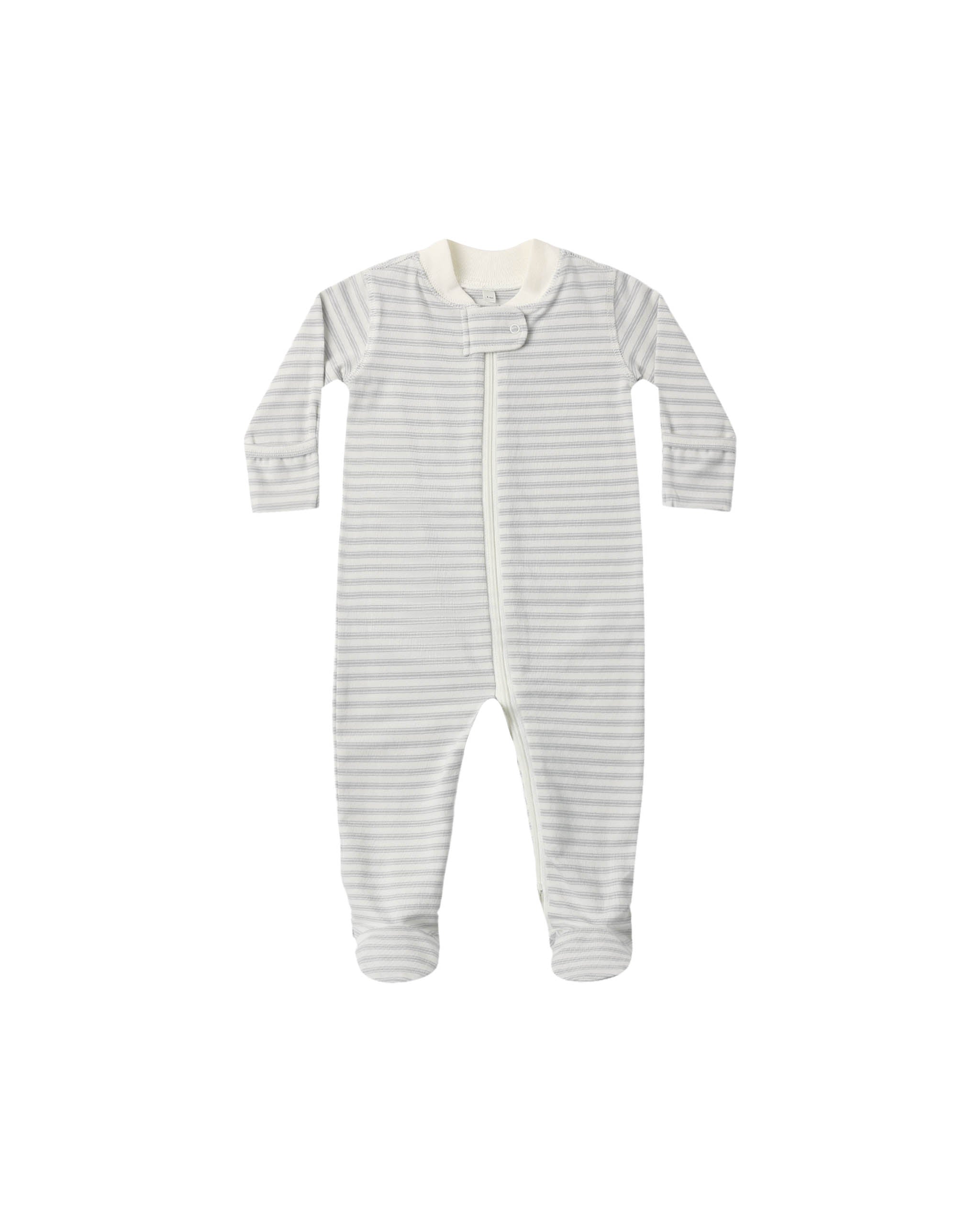 Zip Long Sleeve Sleeper Footie - Cloud Stripe
