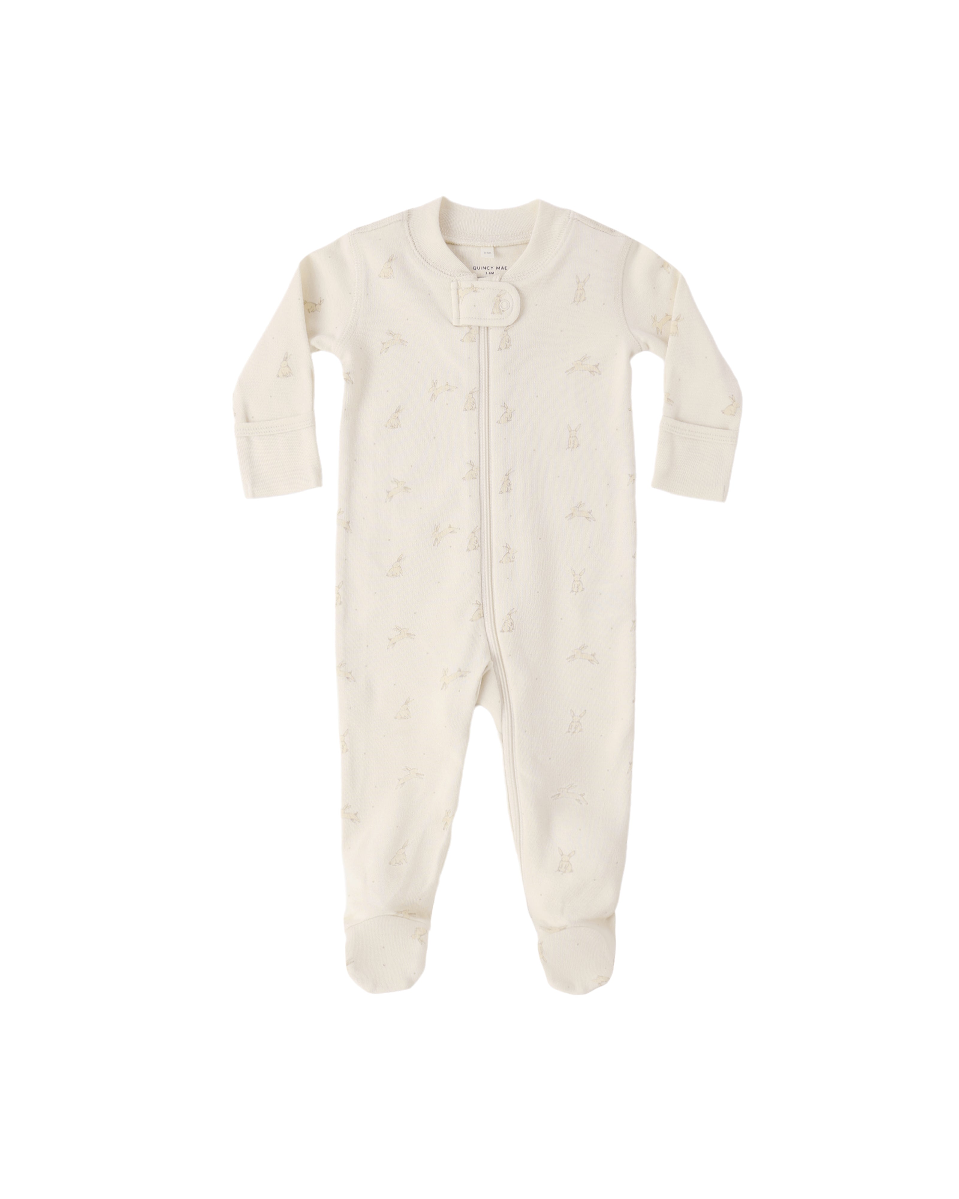 Zip Long Sleeve Sleeper Footie || Bunnies